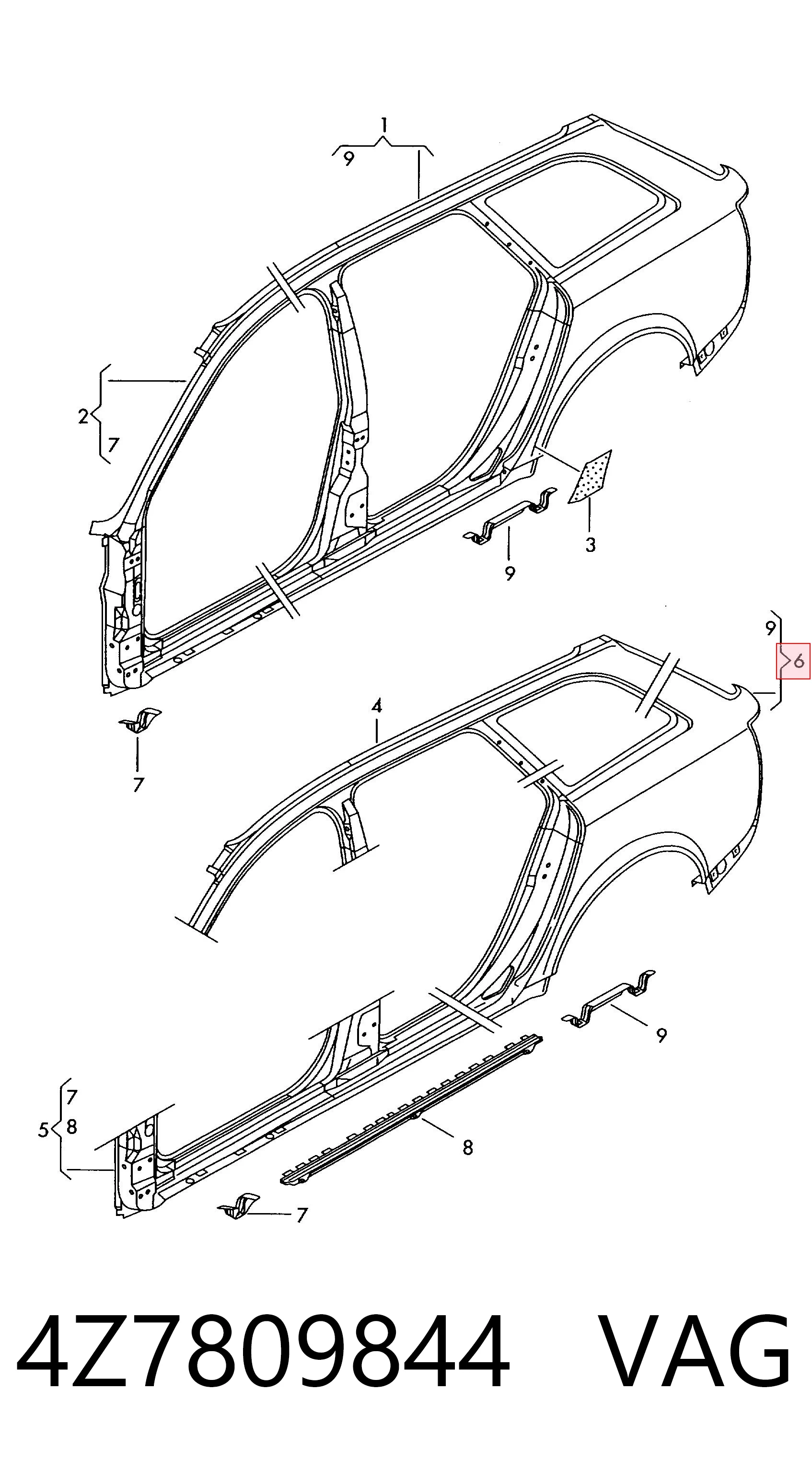 4Z7809844 VAG