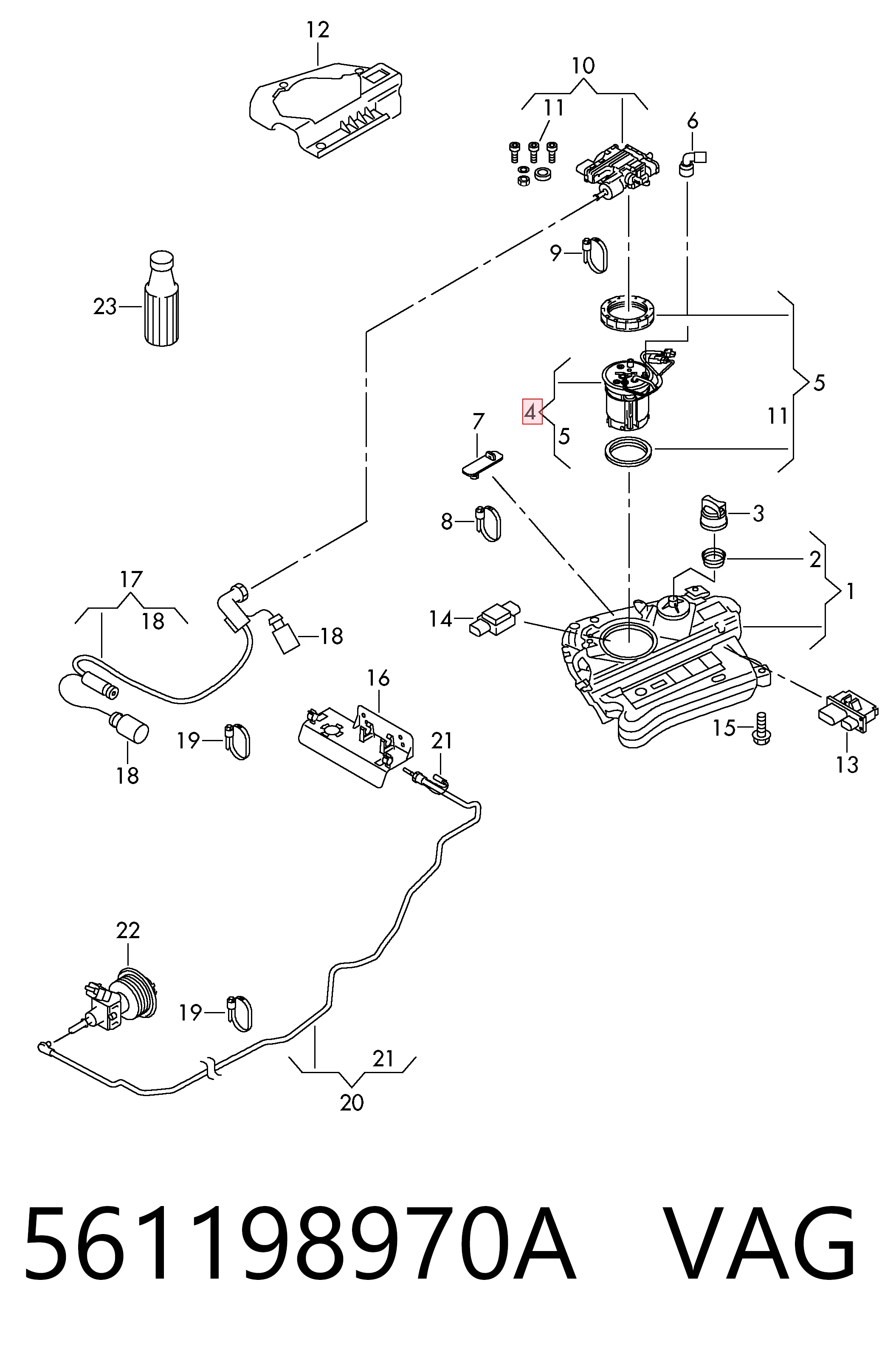 F01C600273 Bosch Elemento de aquecimento de bomba de ureia Ad blue