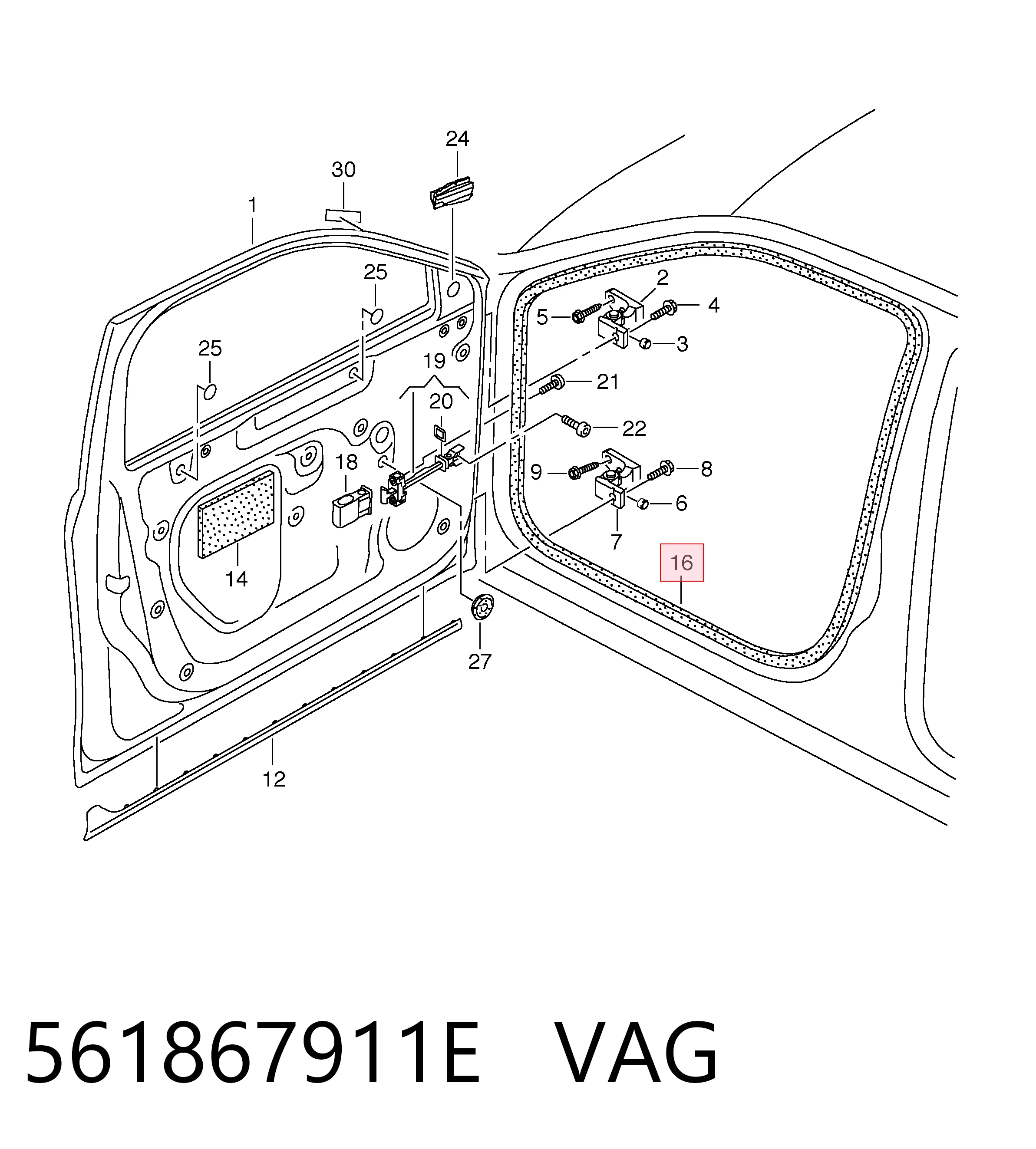 561867911E VAG