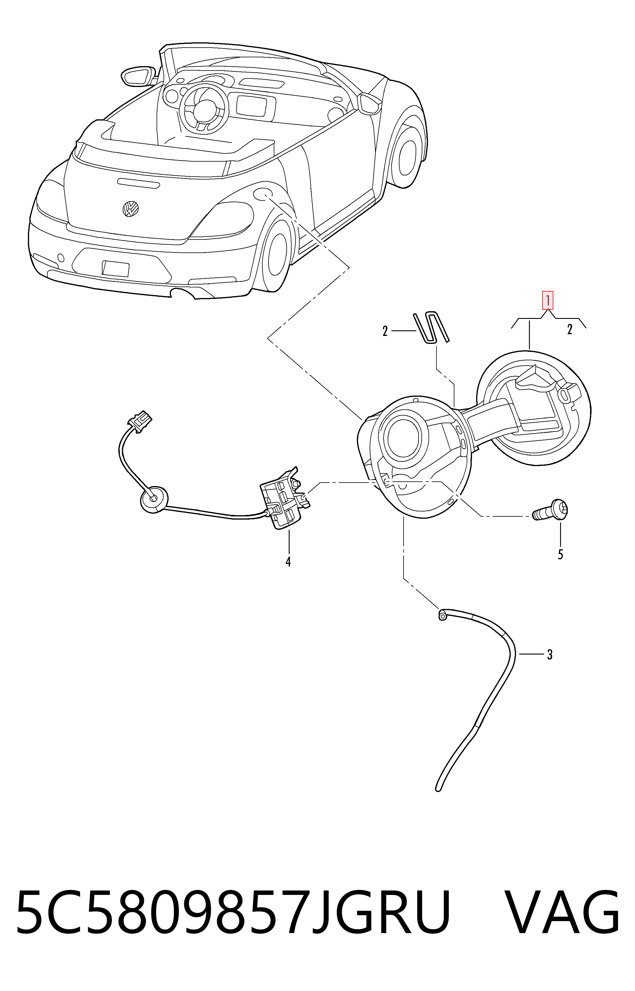 5C5809857JGRU VAG