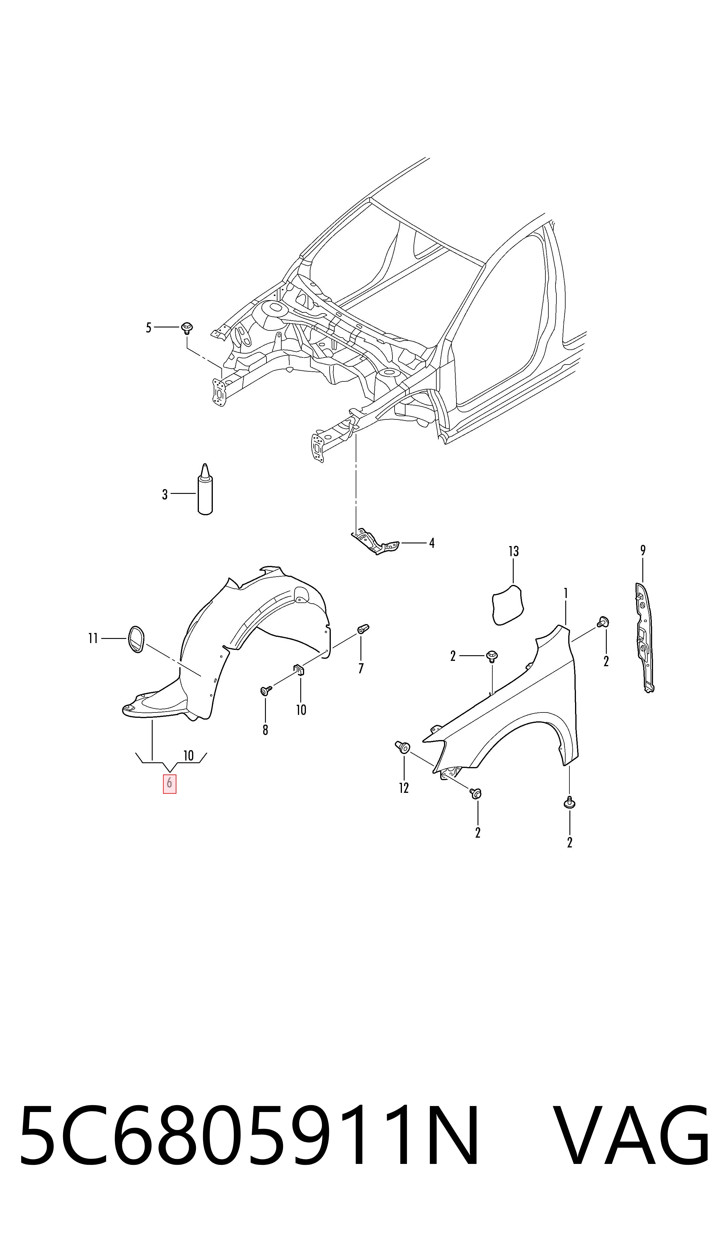 5C6805911N VAG