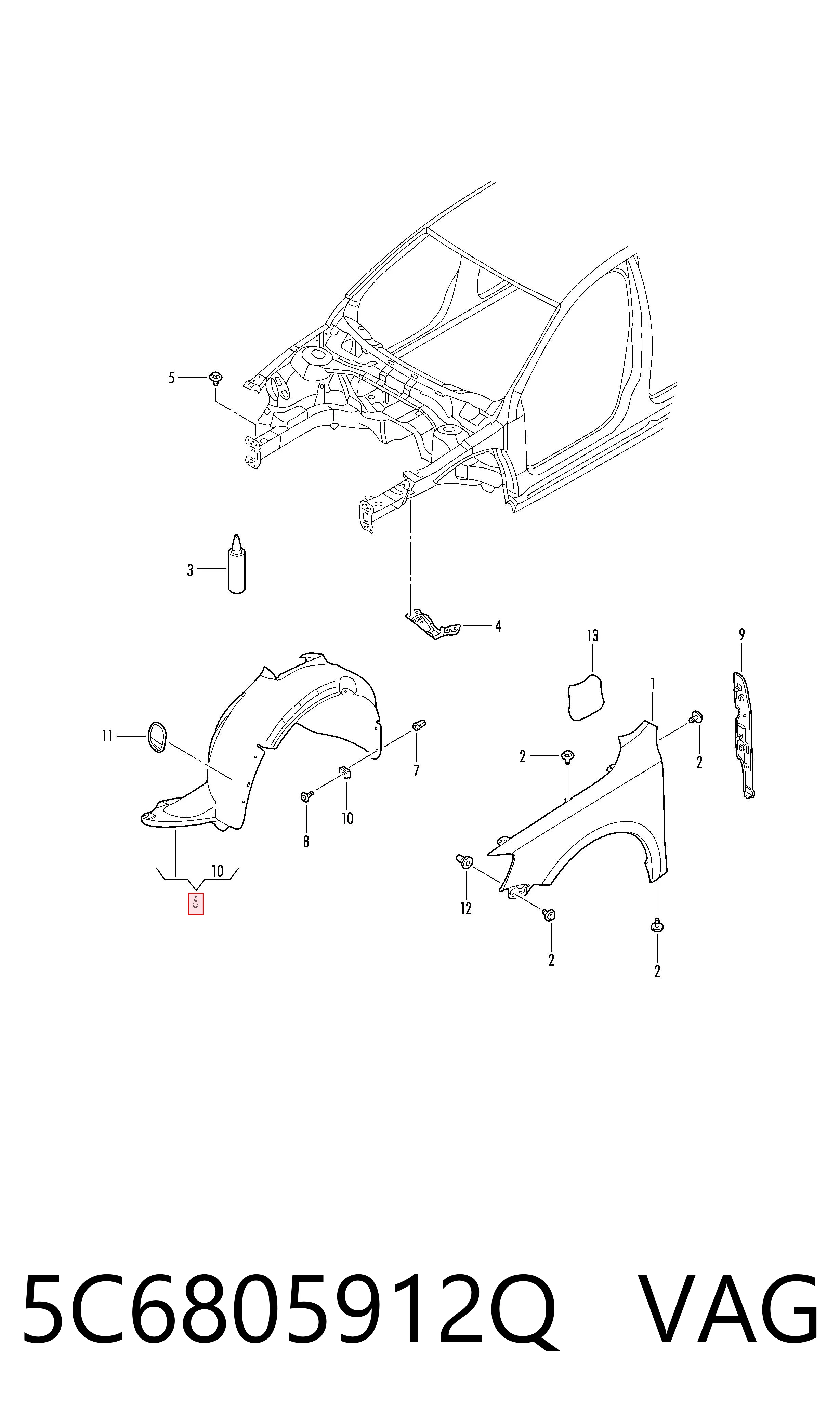 5C6805912Q VAG