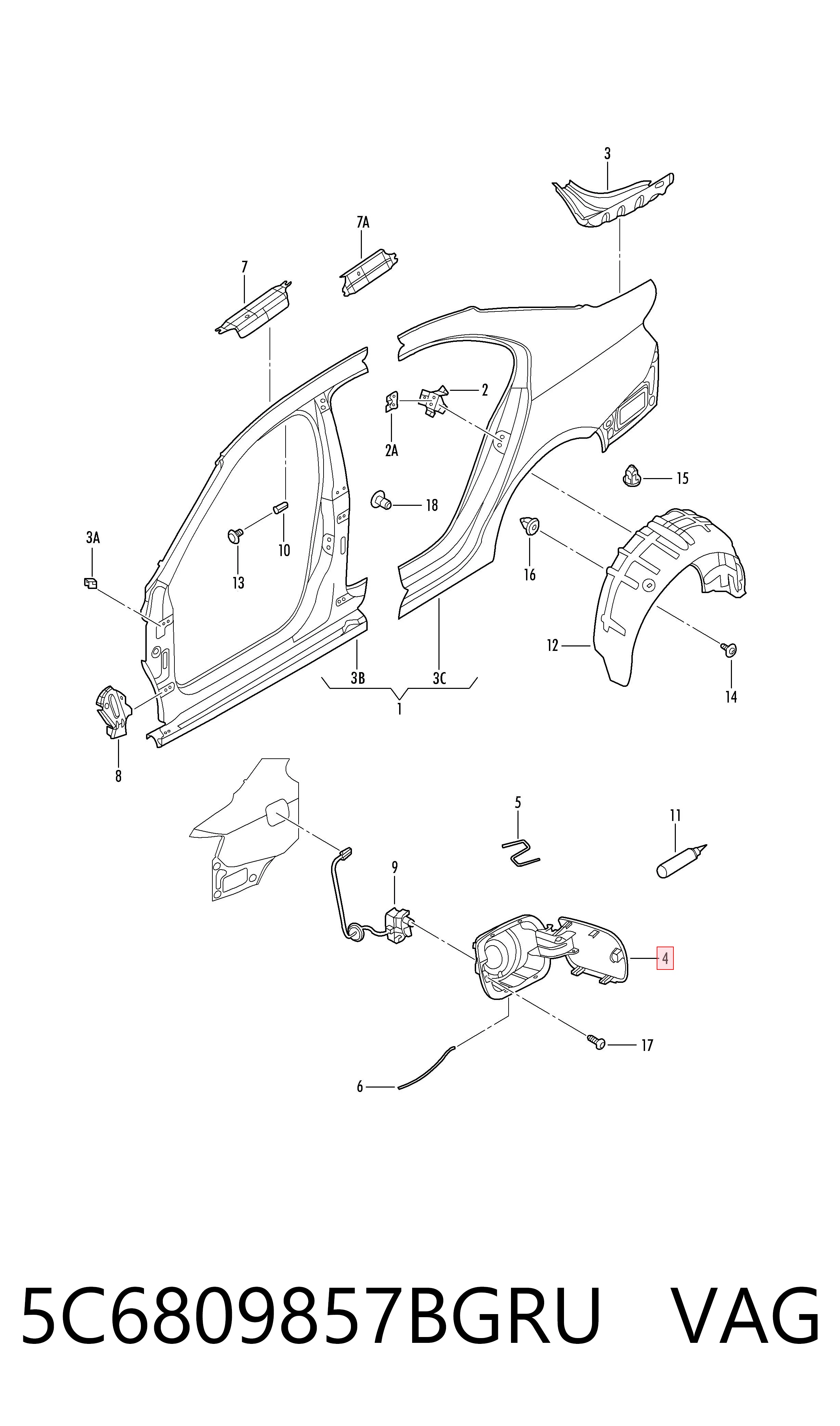 5C6809857BGRU VAG