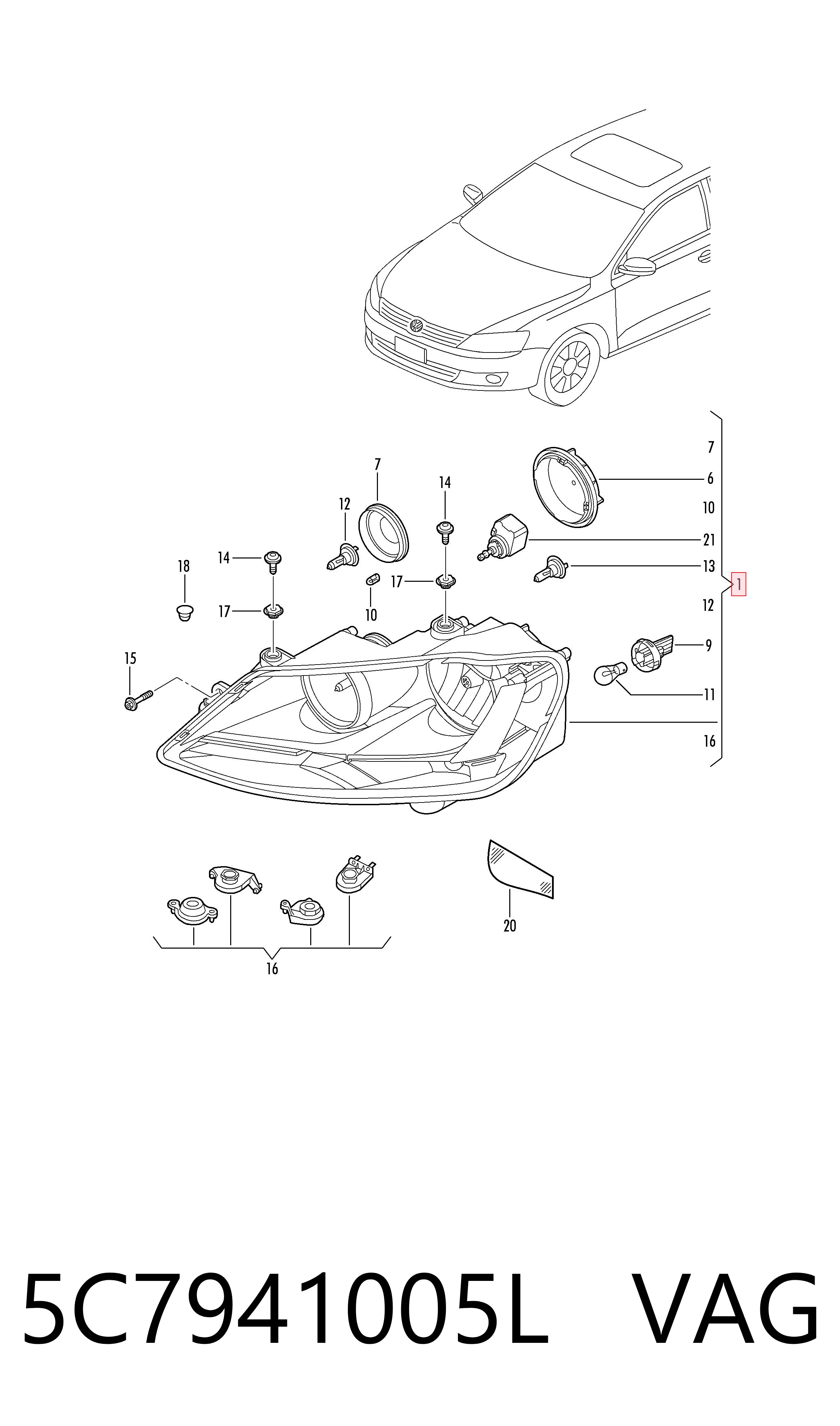 5C7941005L VAG