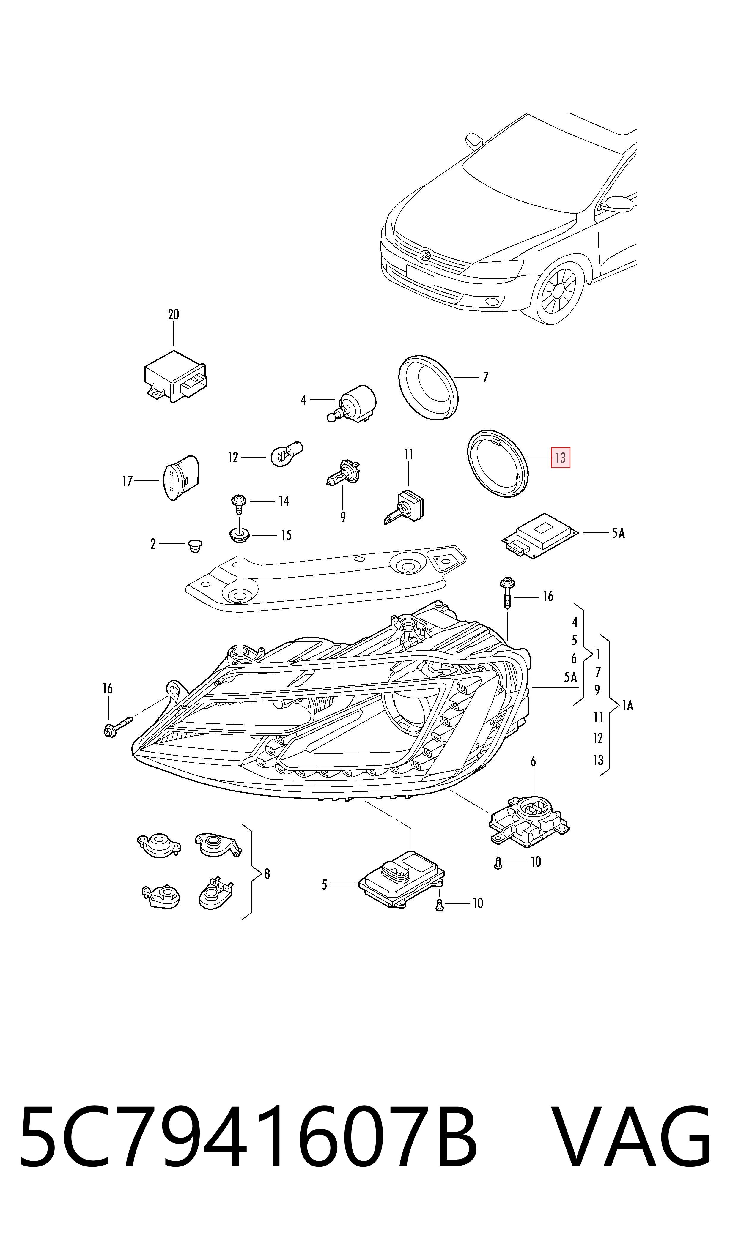 5C7941607B VAG 