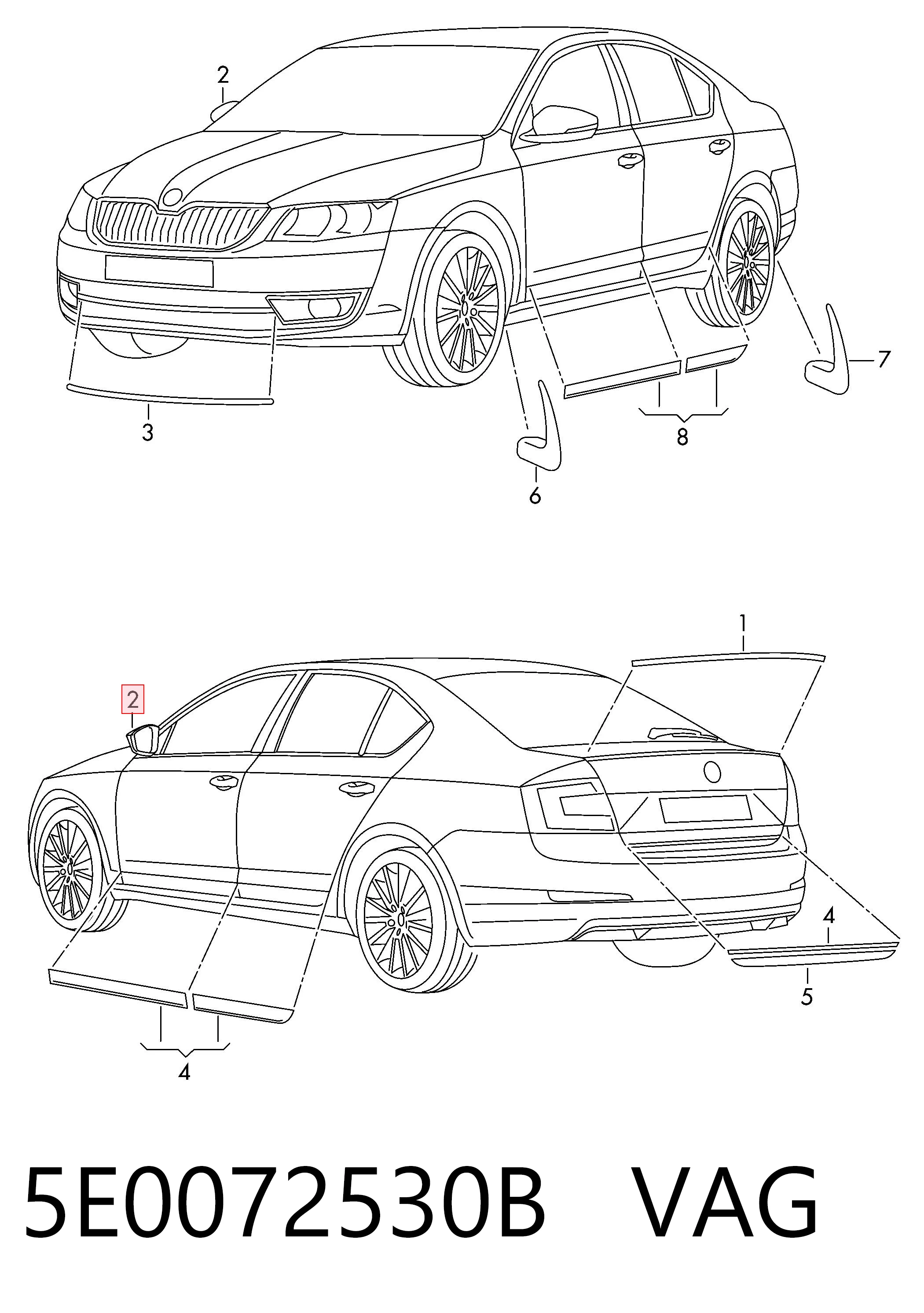 5E0072530B VAG 