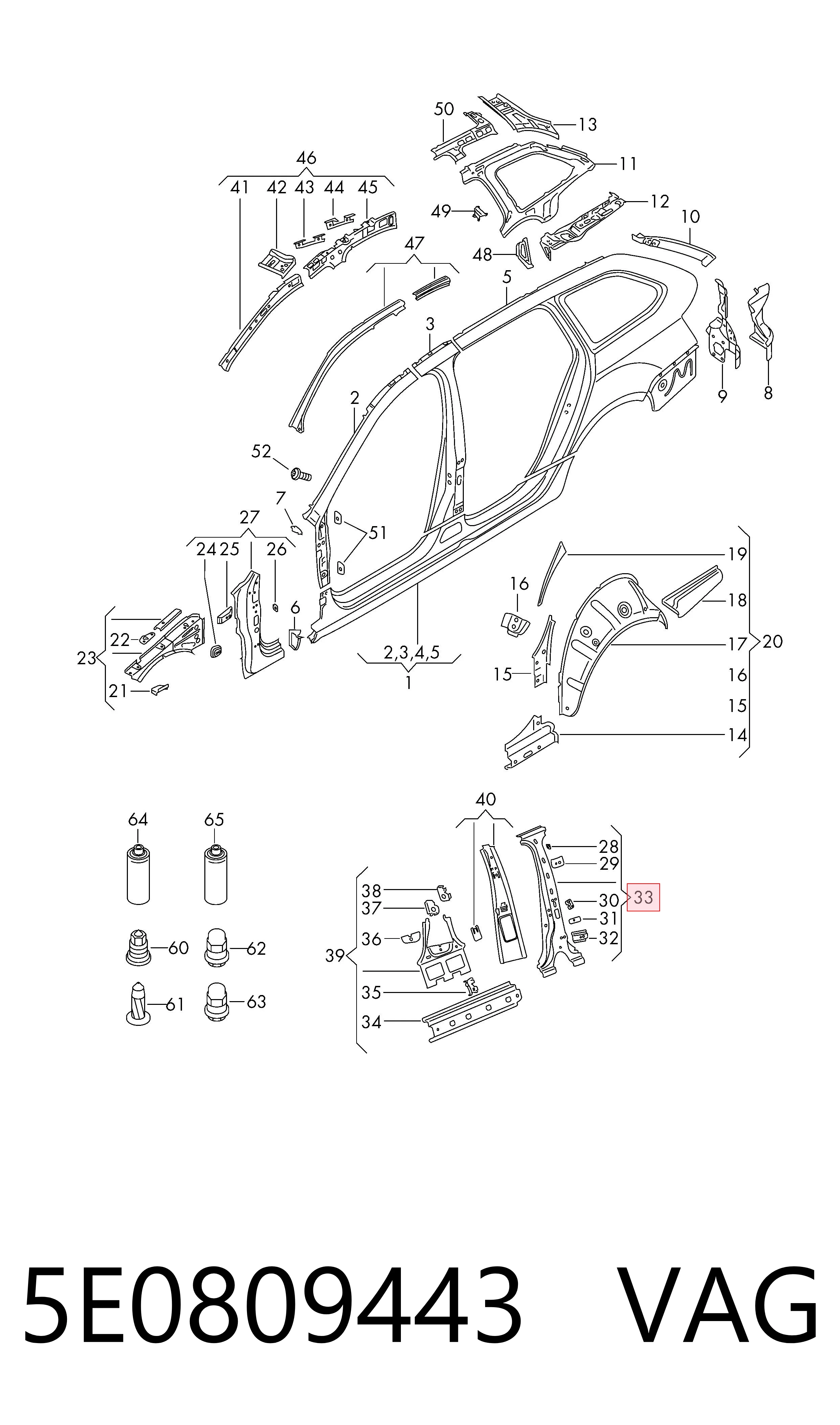 5E0809443 VAG 