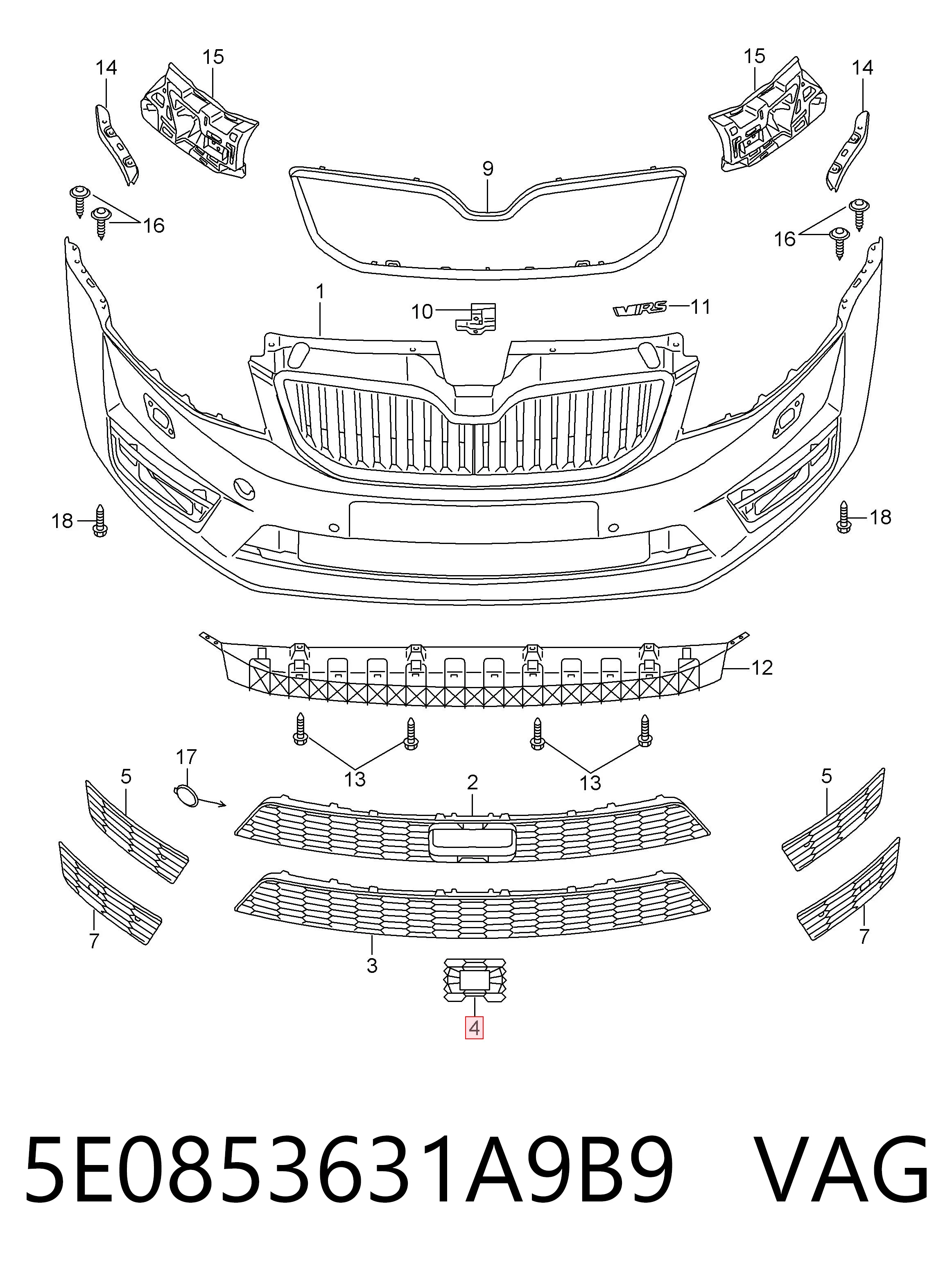 5E0853631A9B9 VAG 