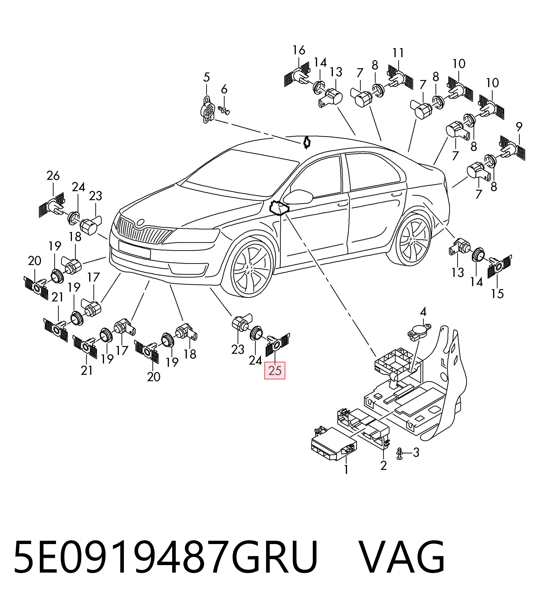 5E0919487GRU VAG 