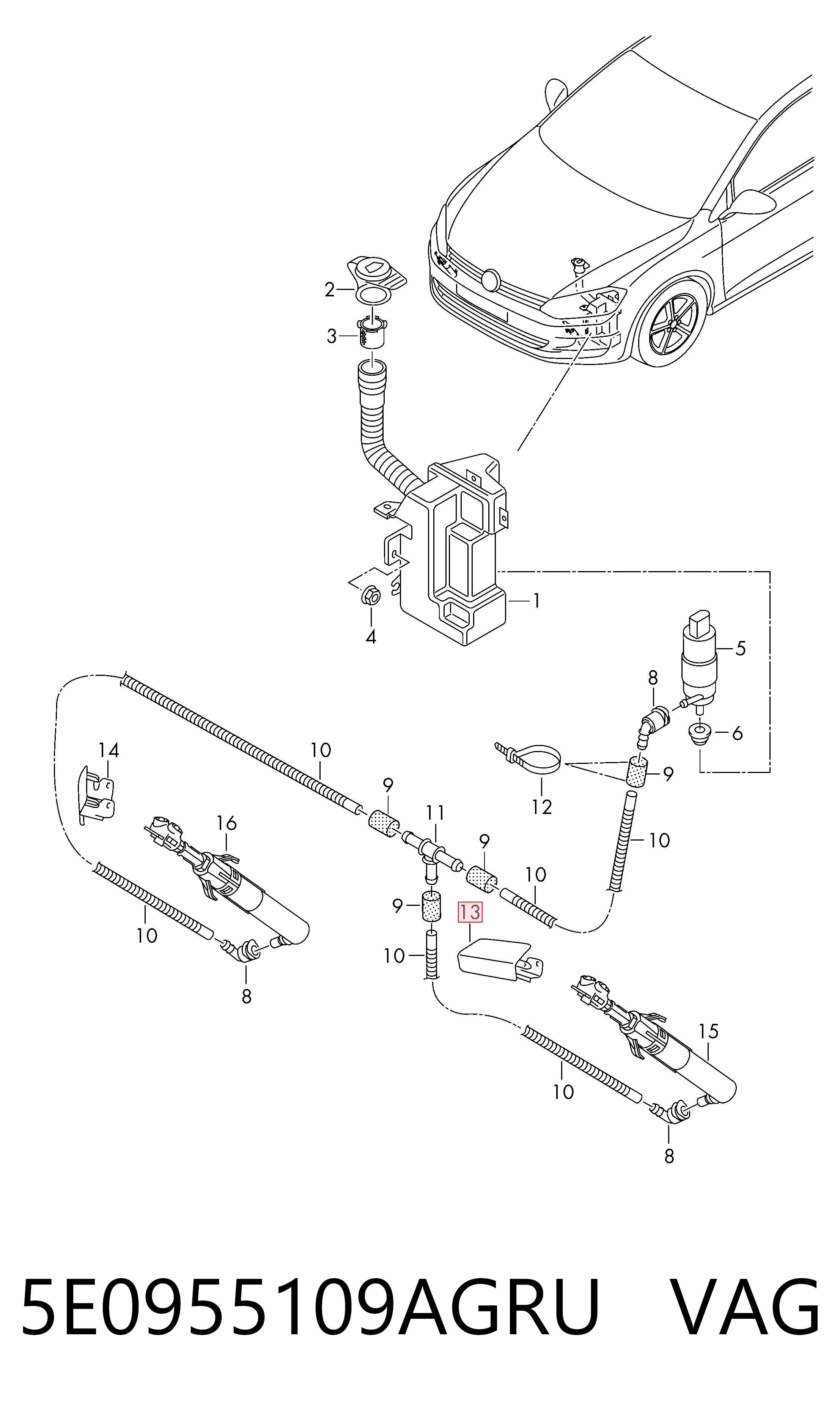 5E0955109AGRU VAG 