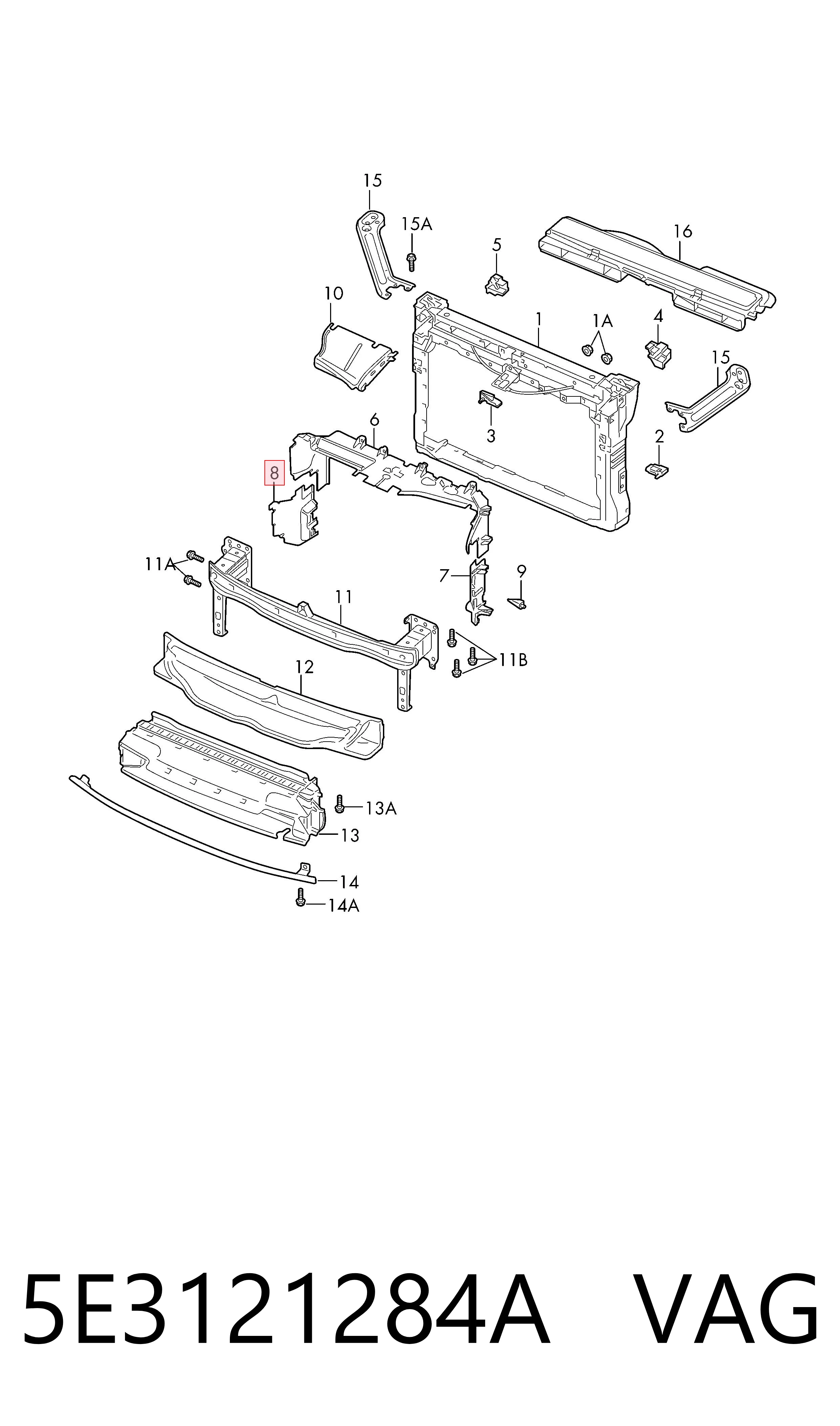 5E3121284A VAG 
