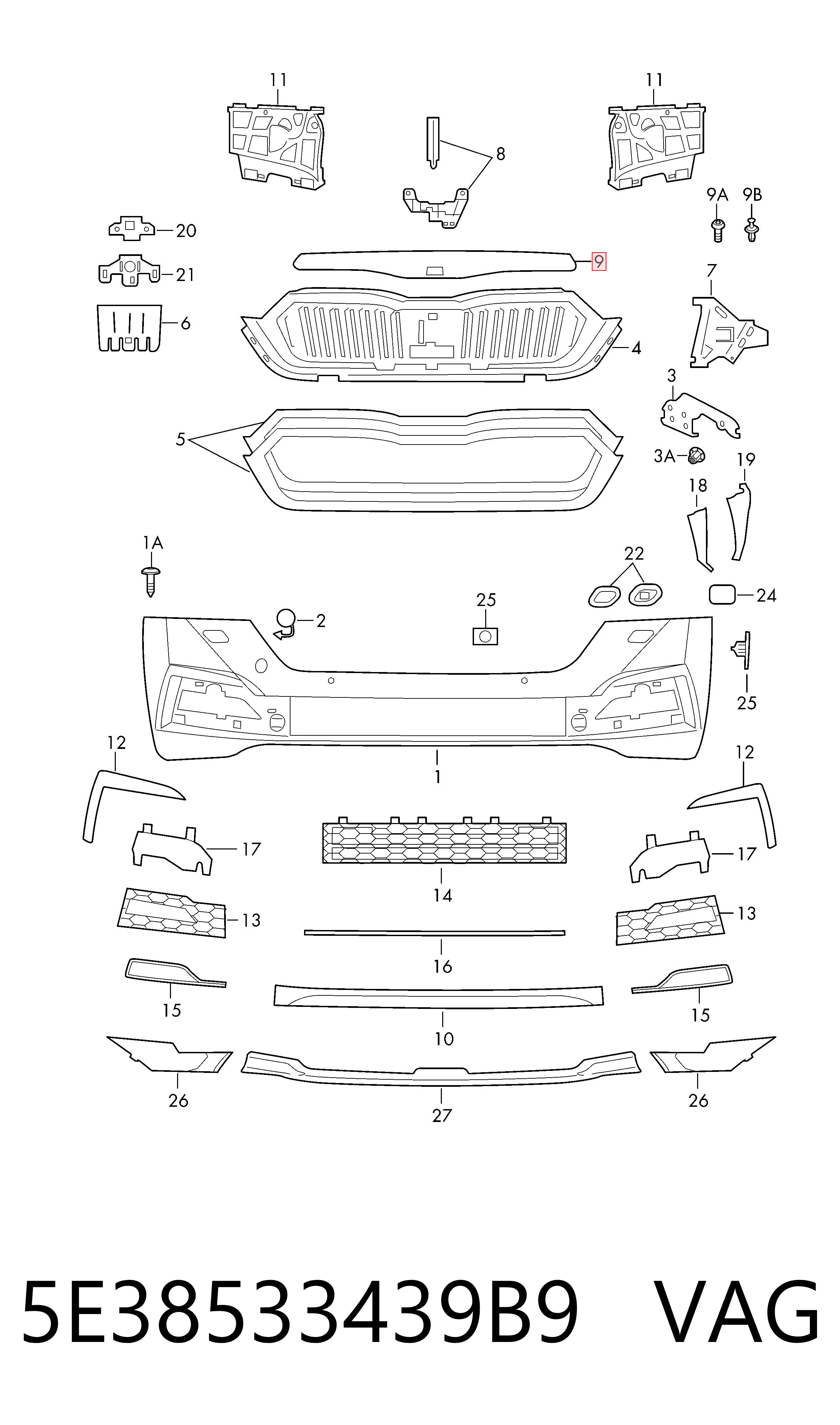 5E38533439B9 VAG