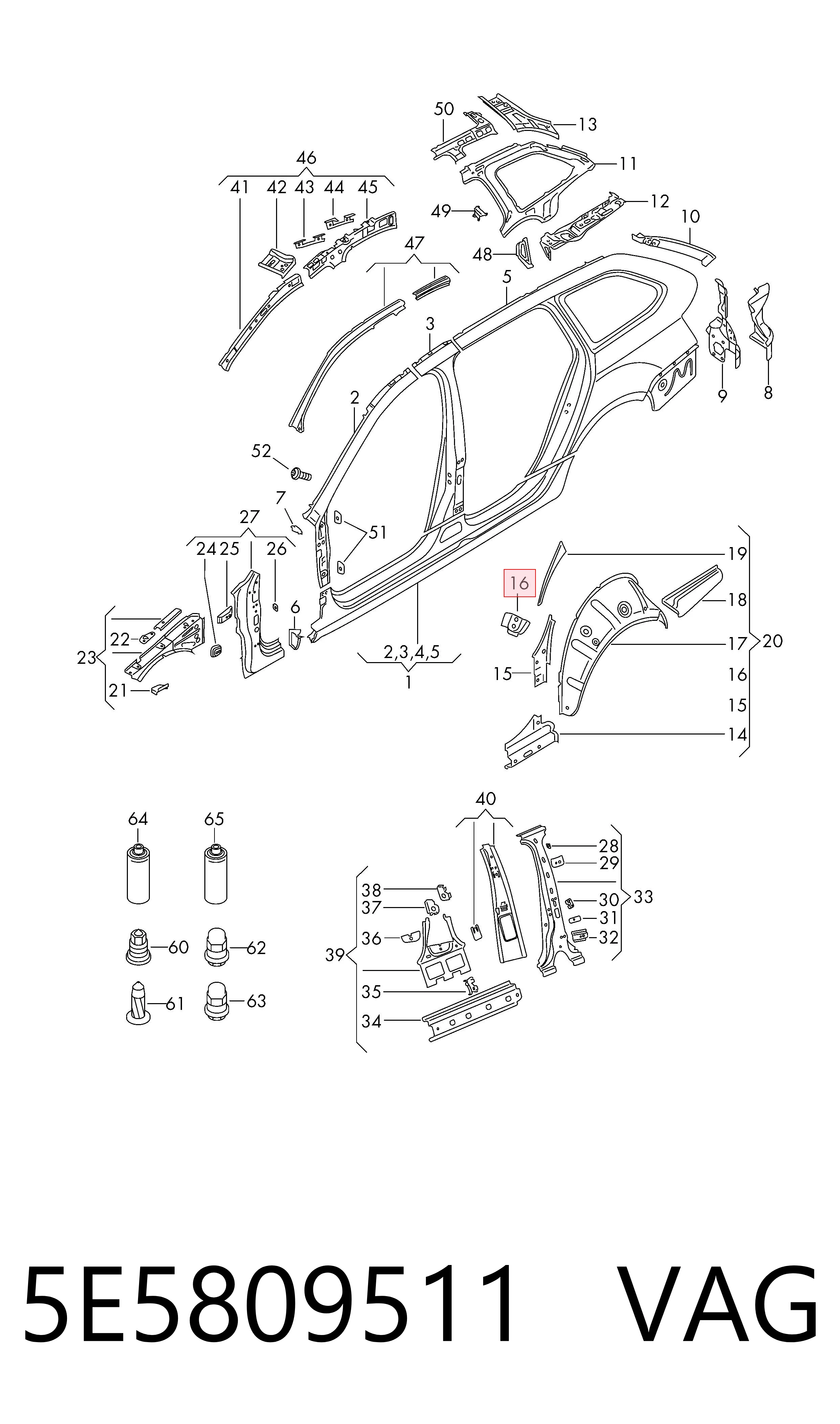 5E5809511 VAG 