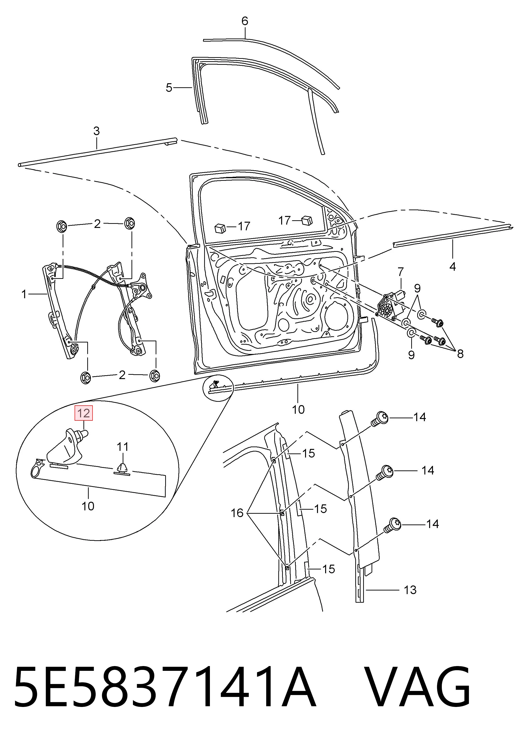 5E5837141A VAG 