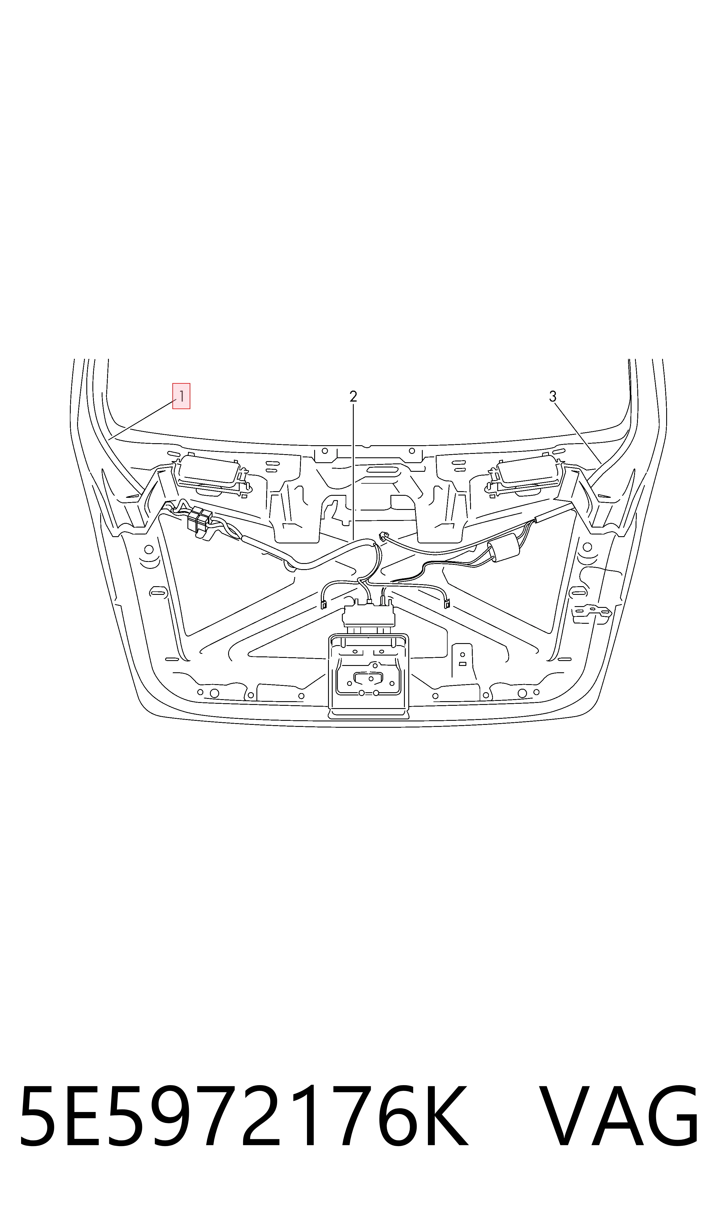 5E5972176K VAG 