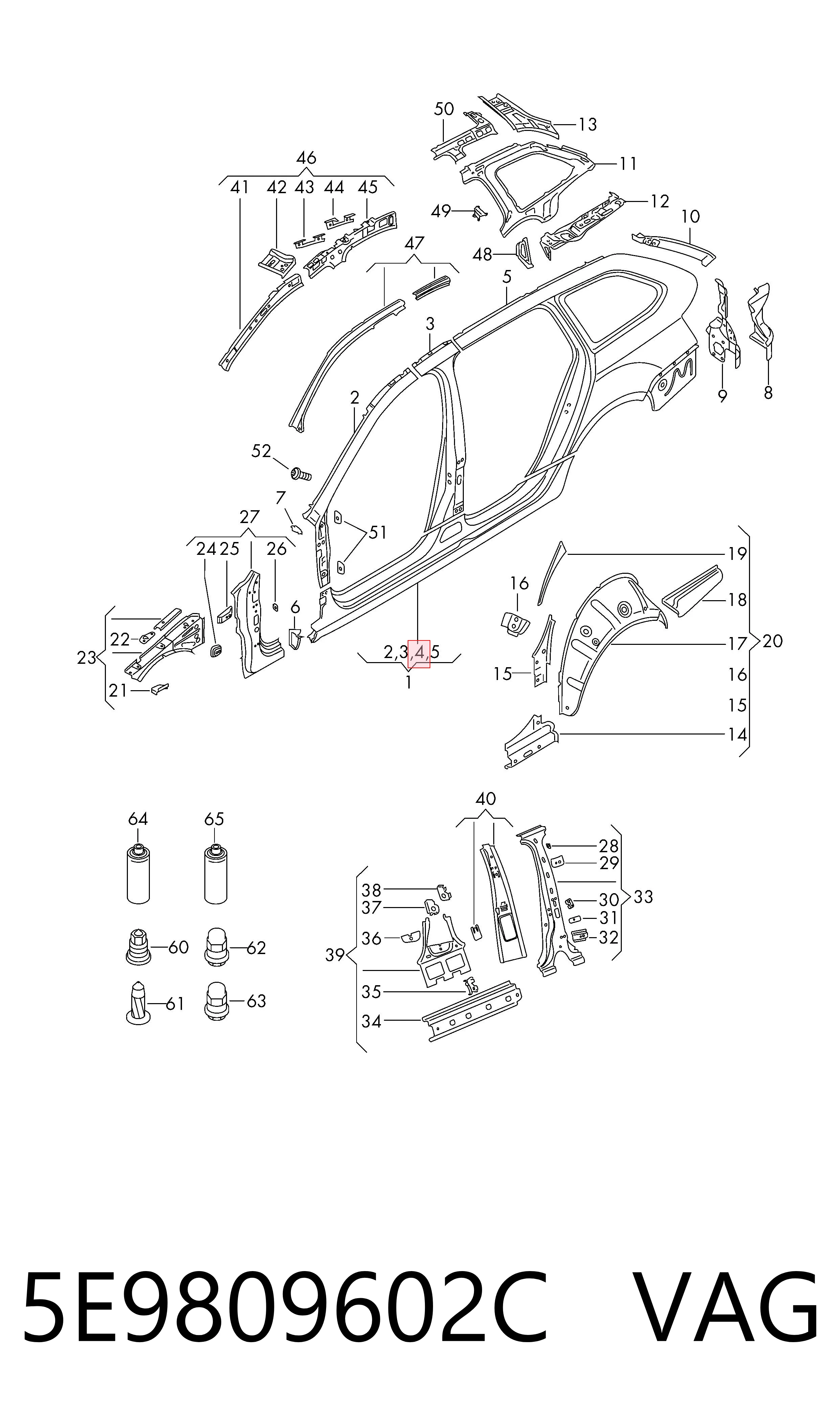 5E9809602C VAG
