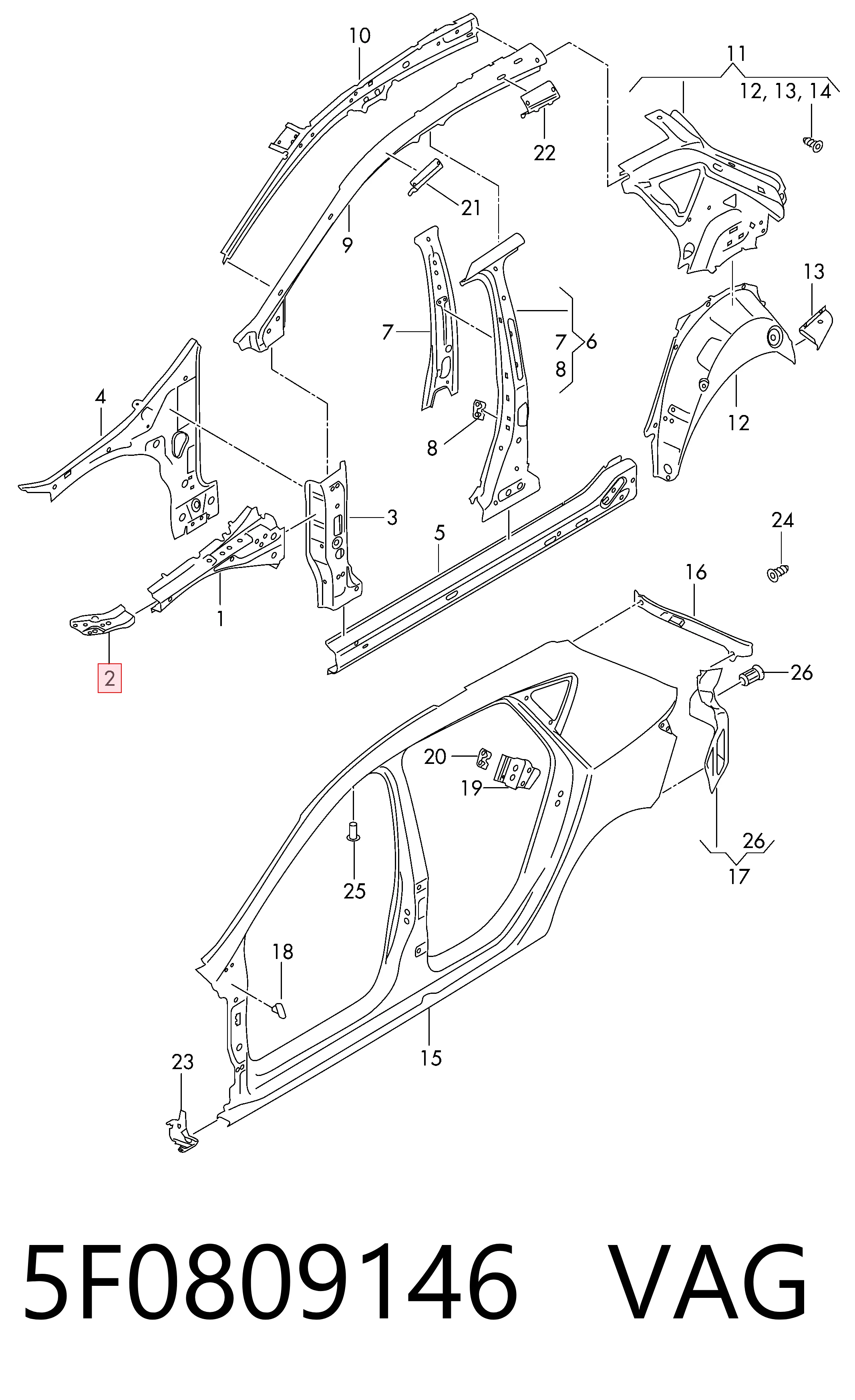 5F0809146 VAG