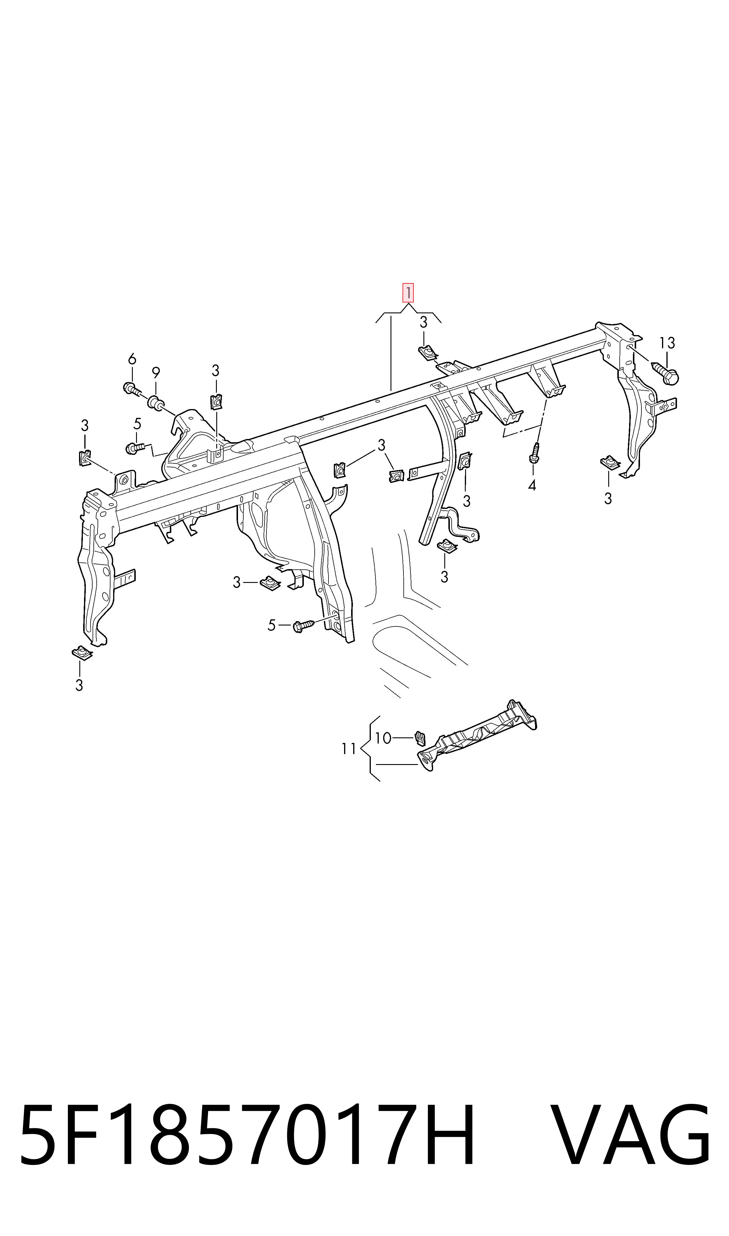 5F1857017H VAG