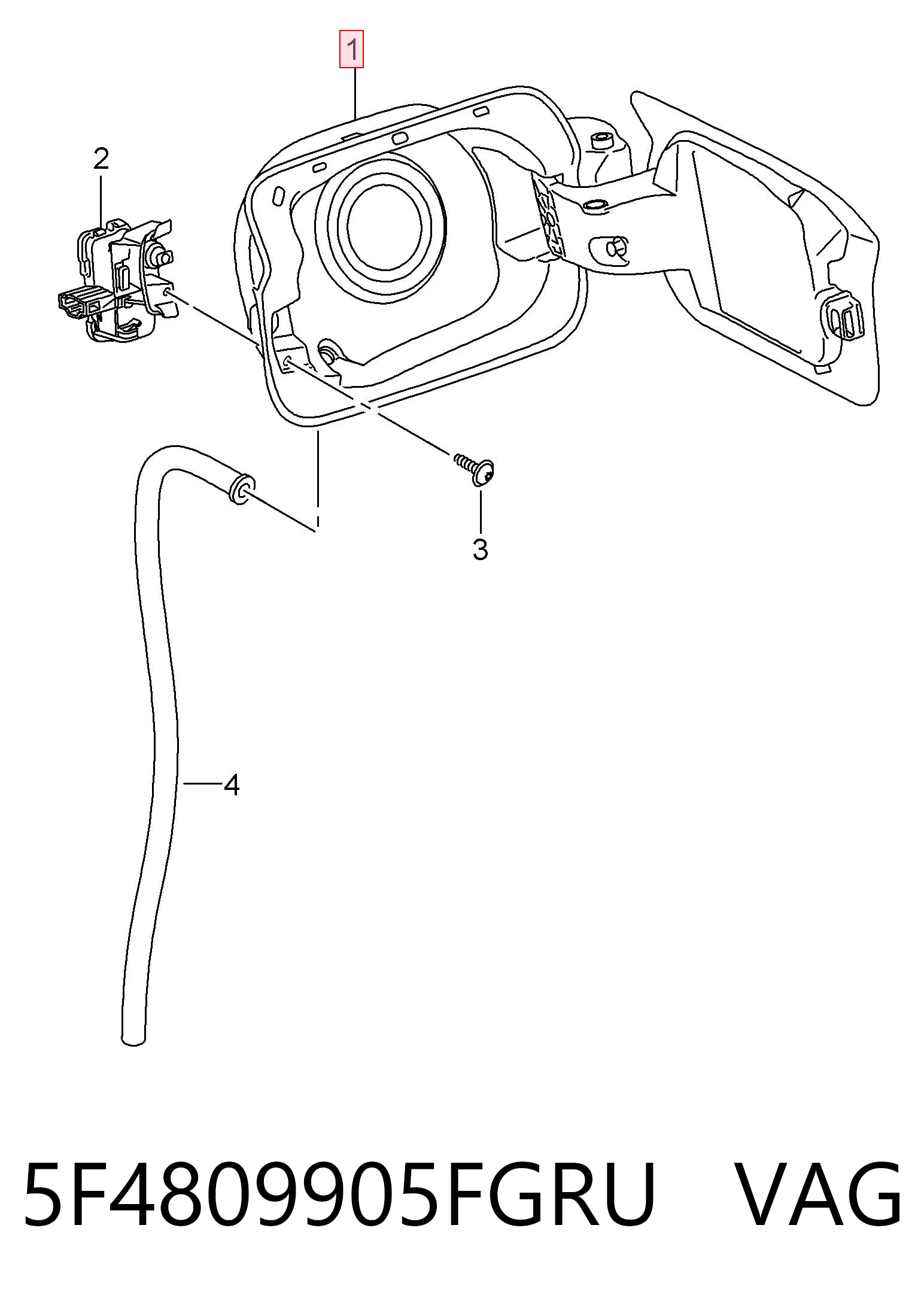 Alcapão do tanque de combustível Seat Leon  5F1 ao melhor preço