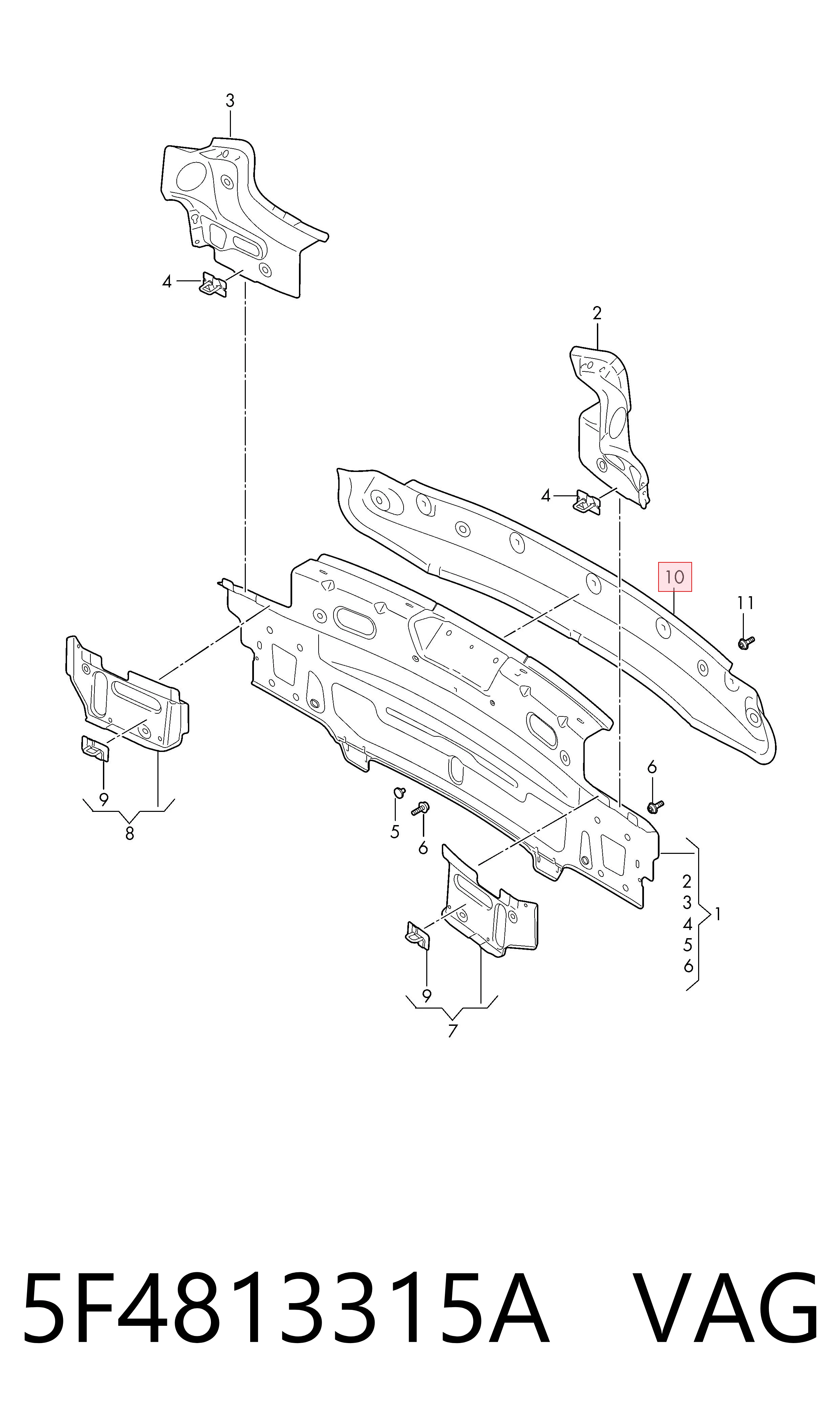 5F4813315A VAG