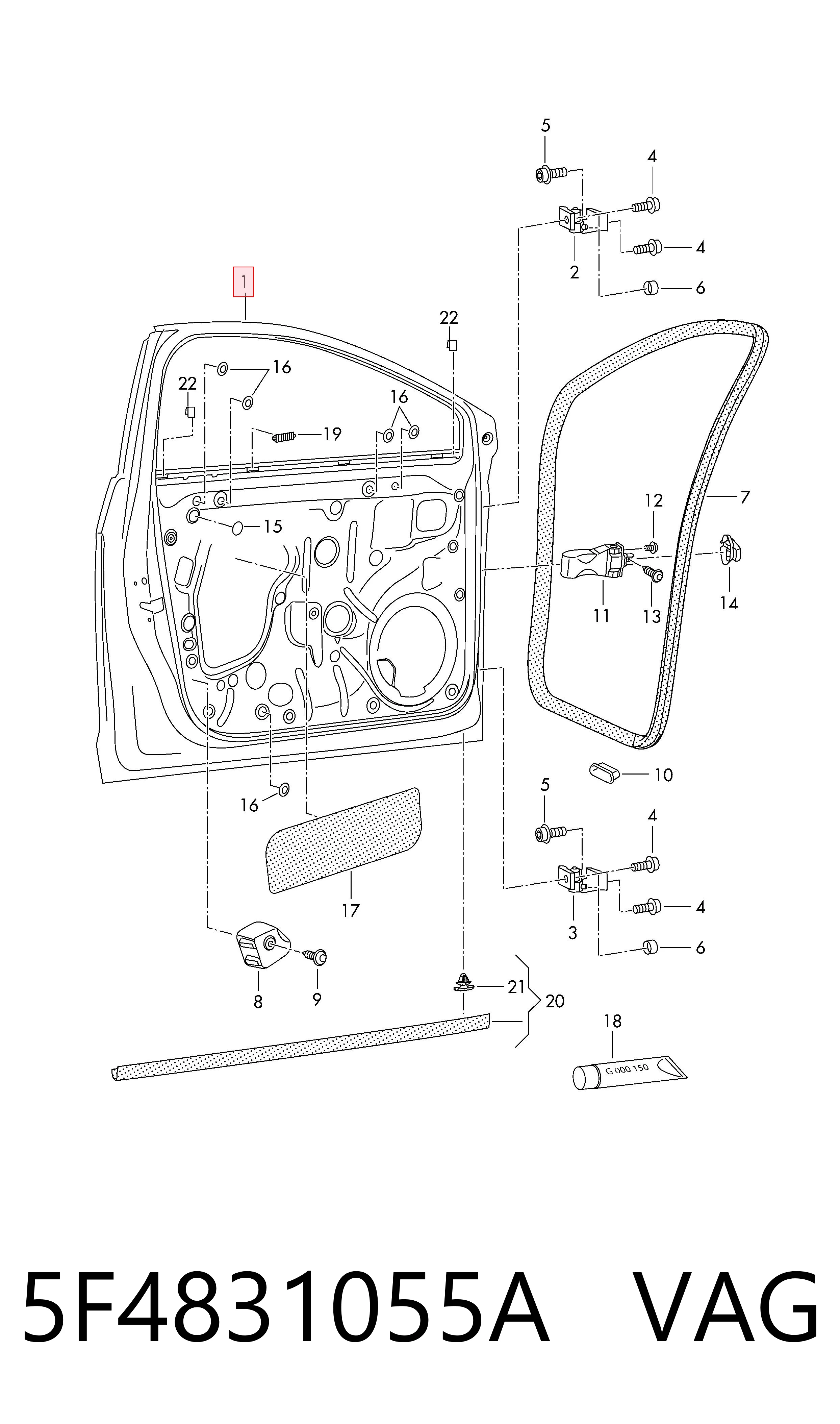 5F4831055A VAG
