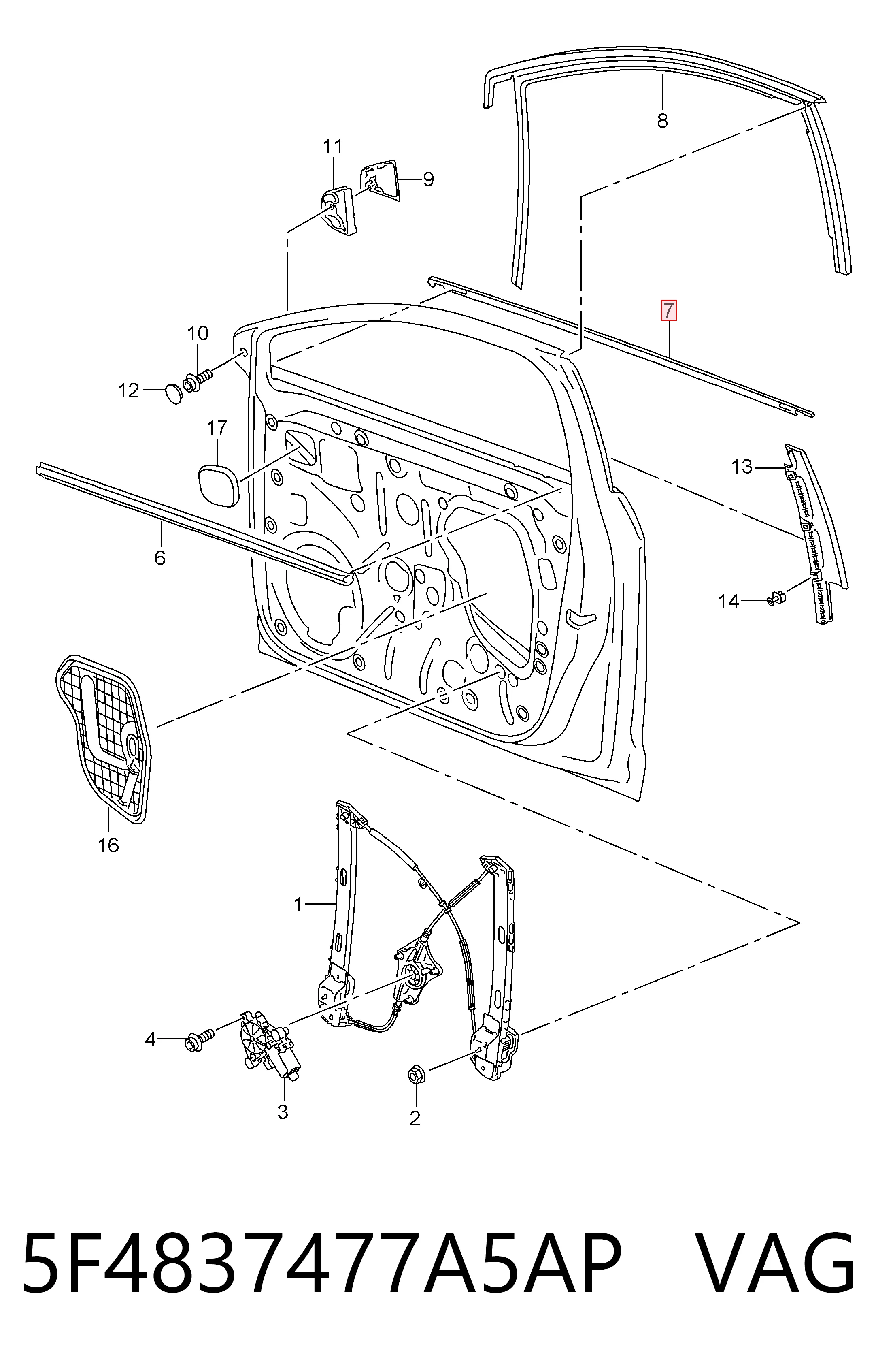 5F4837477A5AP VAG