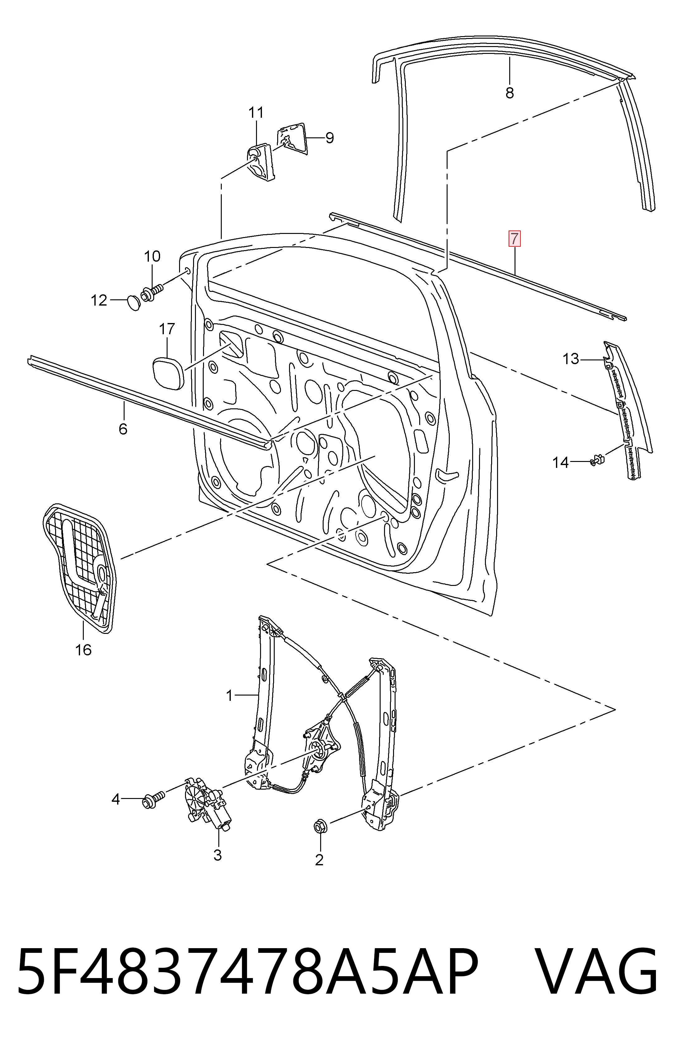 5F4837478A5AP VAG