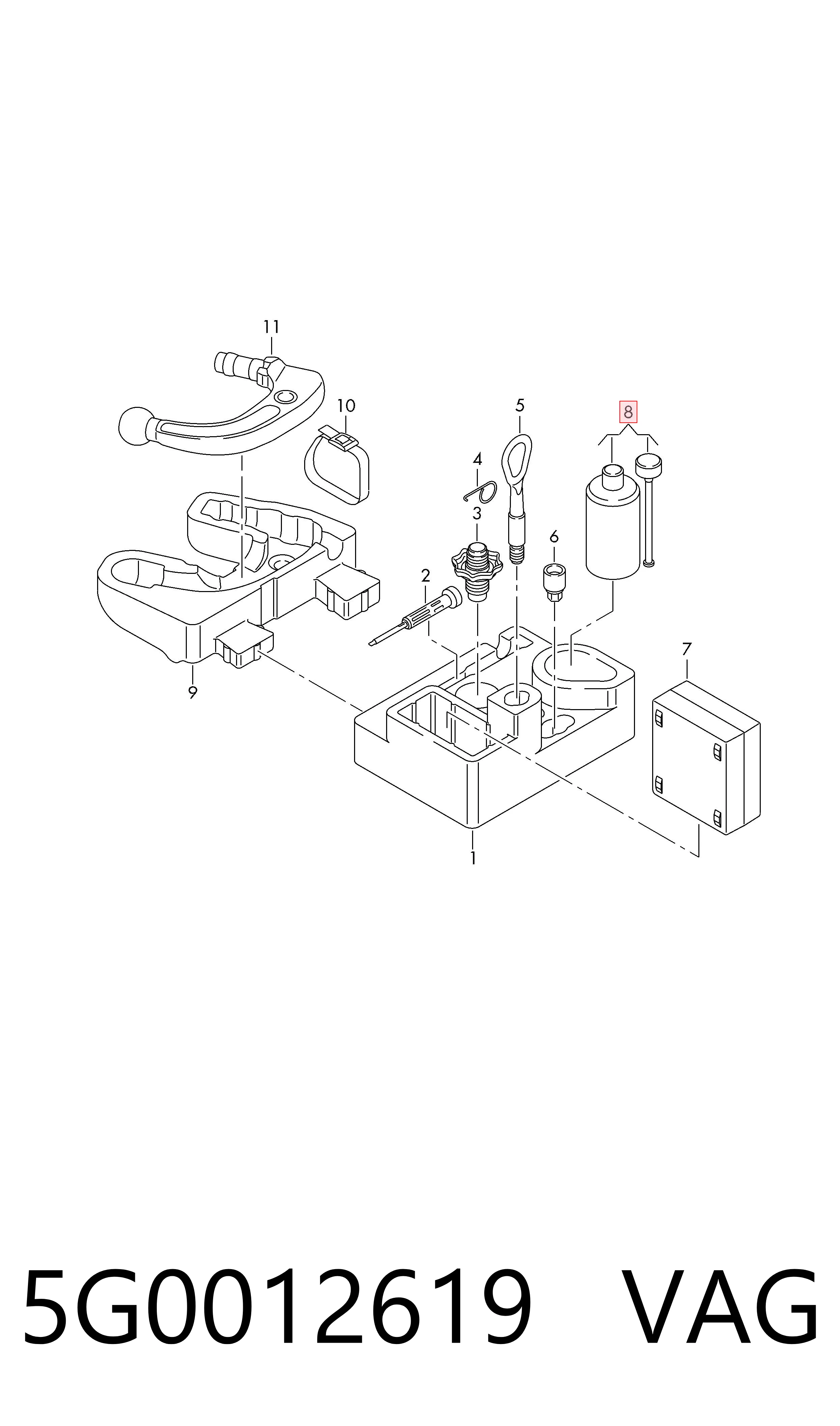 Selante para os pneus VAG 5G0012619 preço, a partir de 77,27 USD