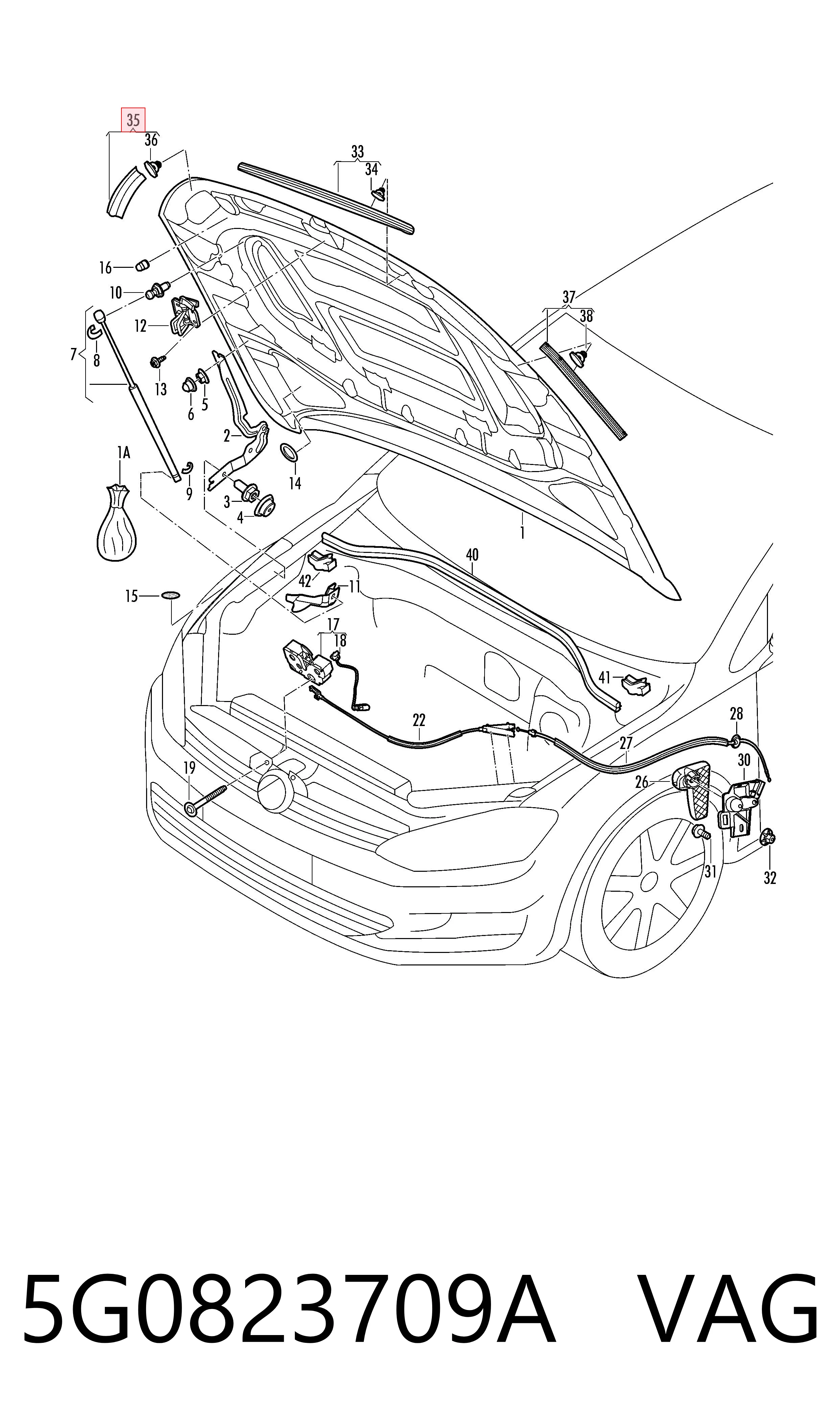  VAG 5G0823709A