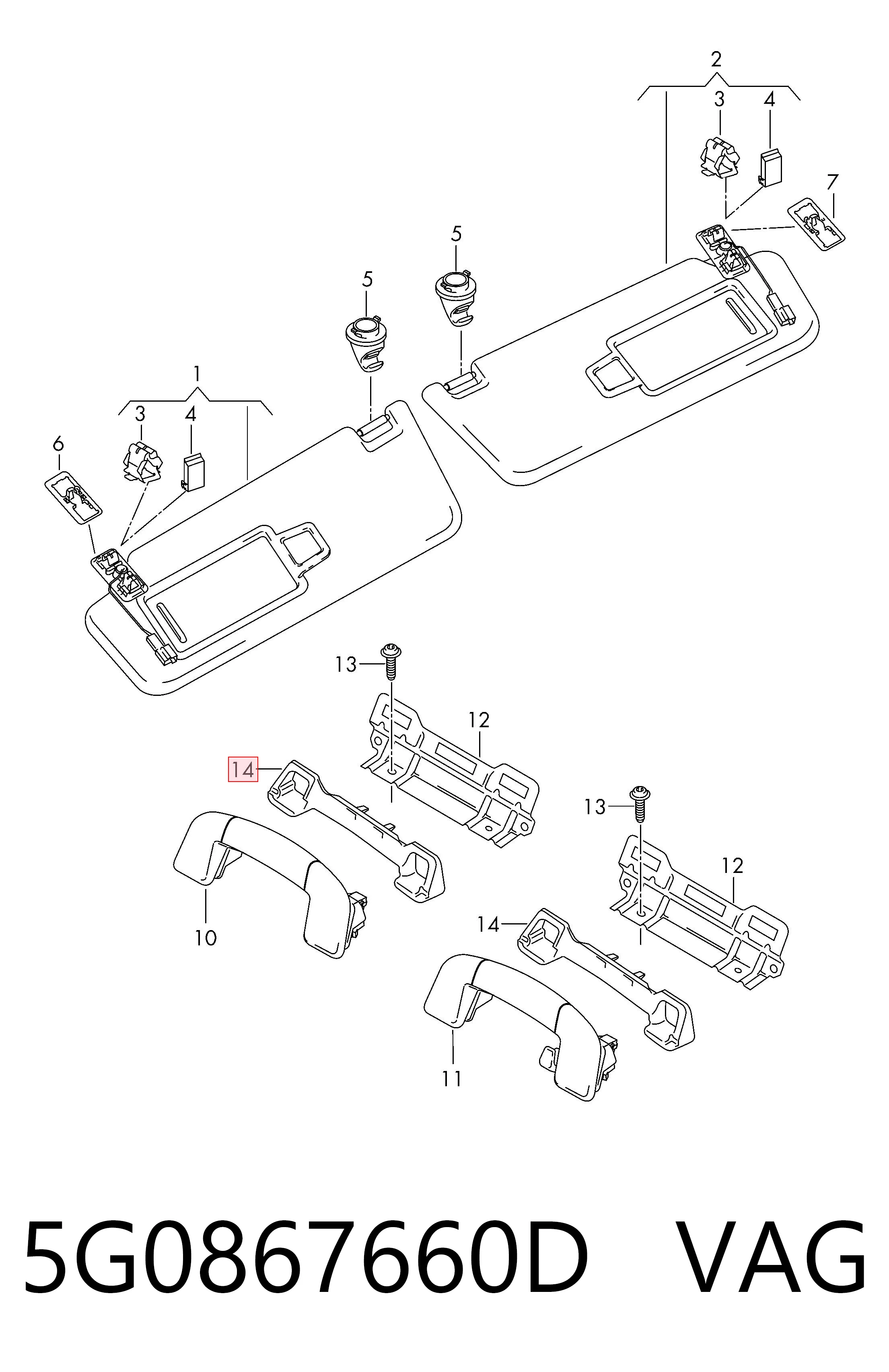 5G0867660D VAG 