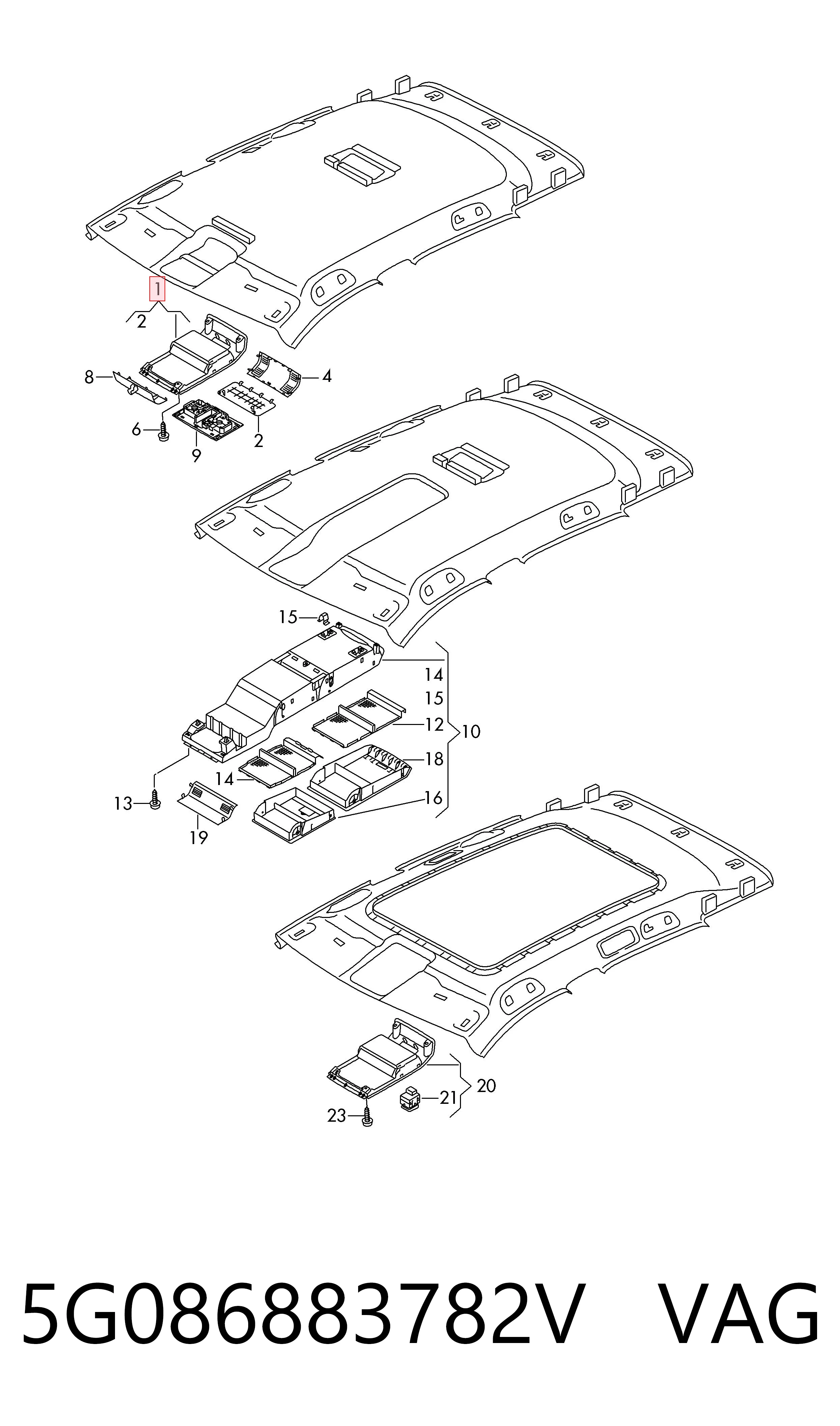 5G086883782V VAG 