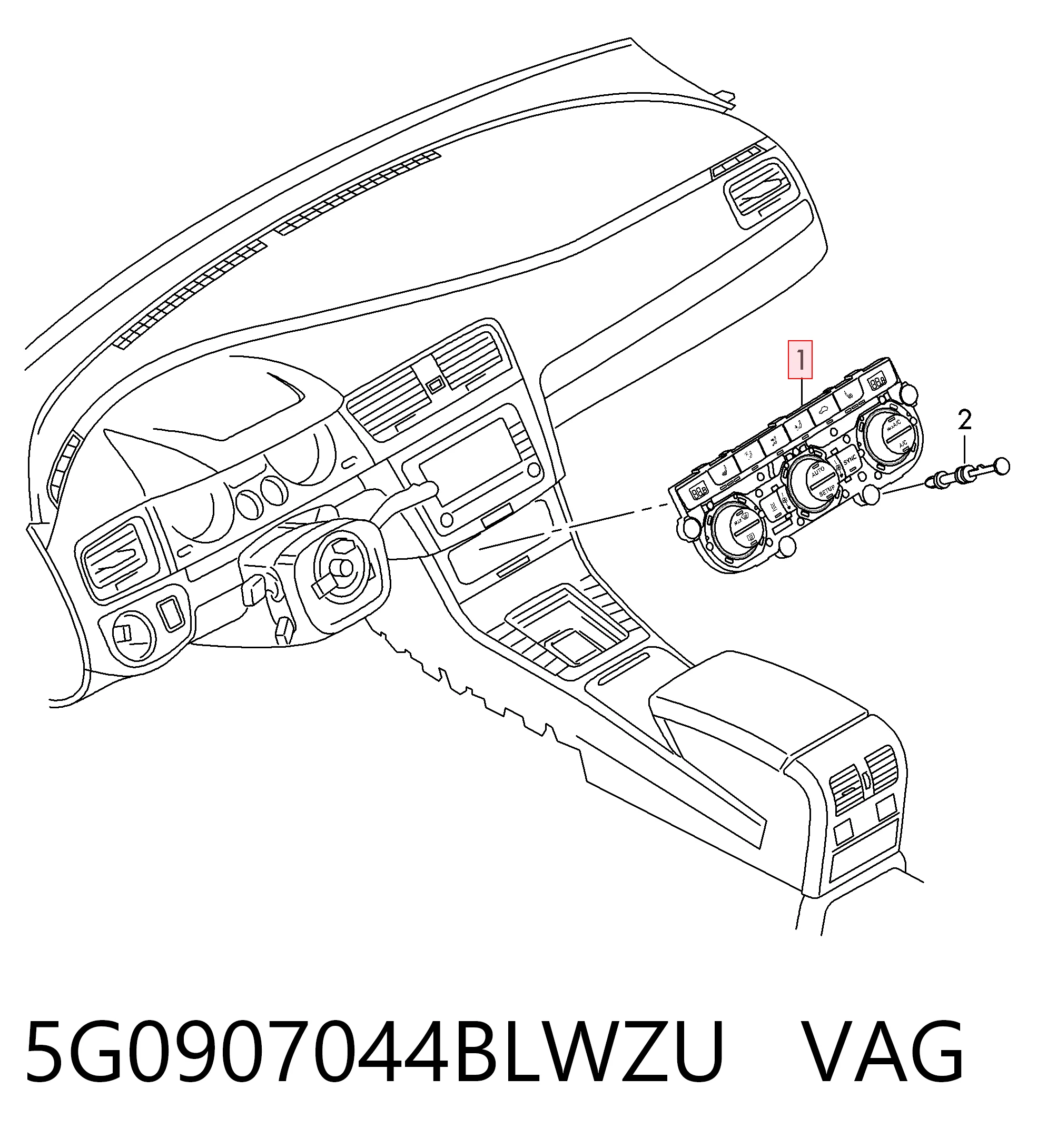 5G0907044BLWZU VAG