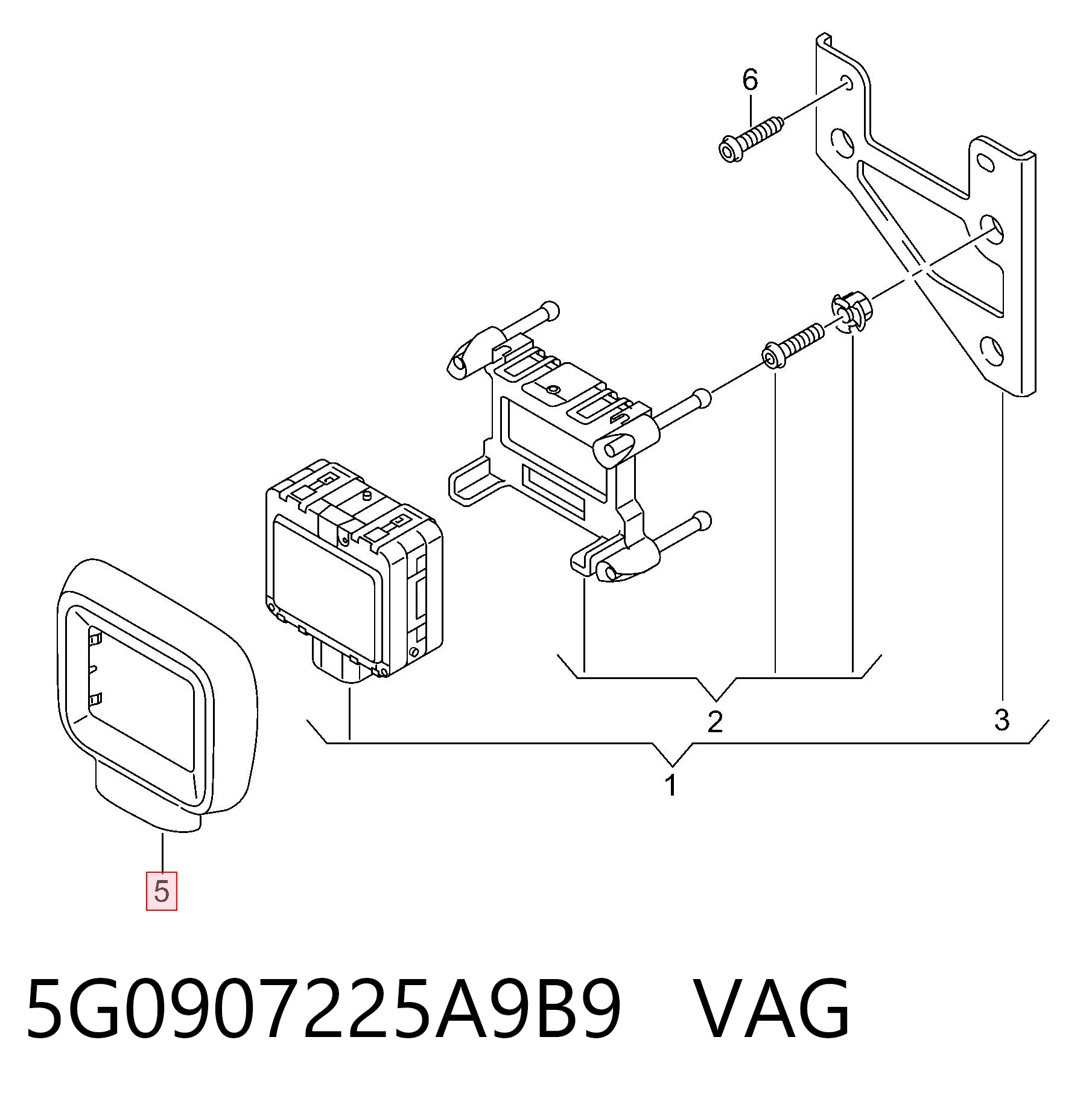  VAG 5G0907225A9B9 preço, a partir de 16,23 USD