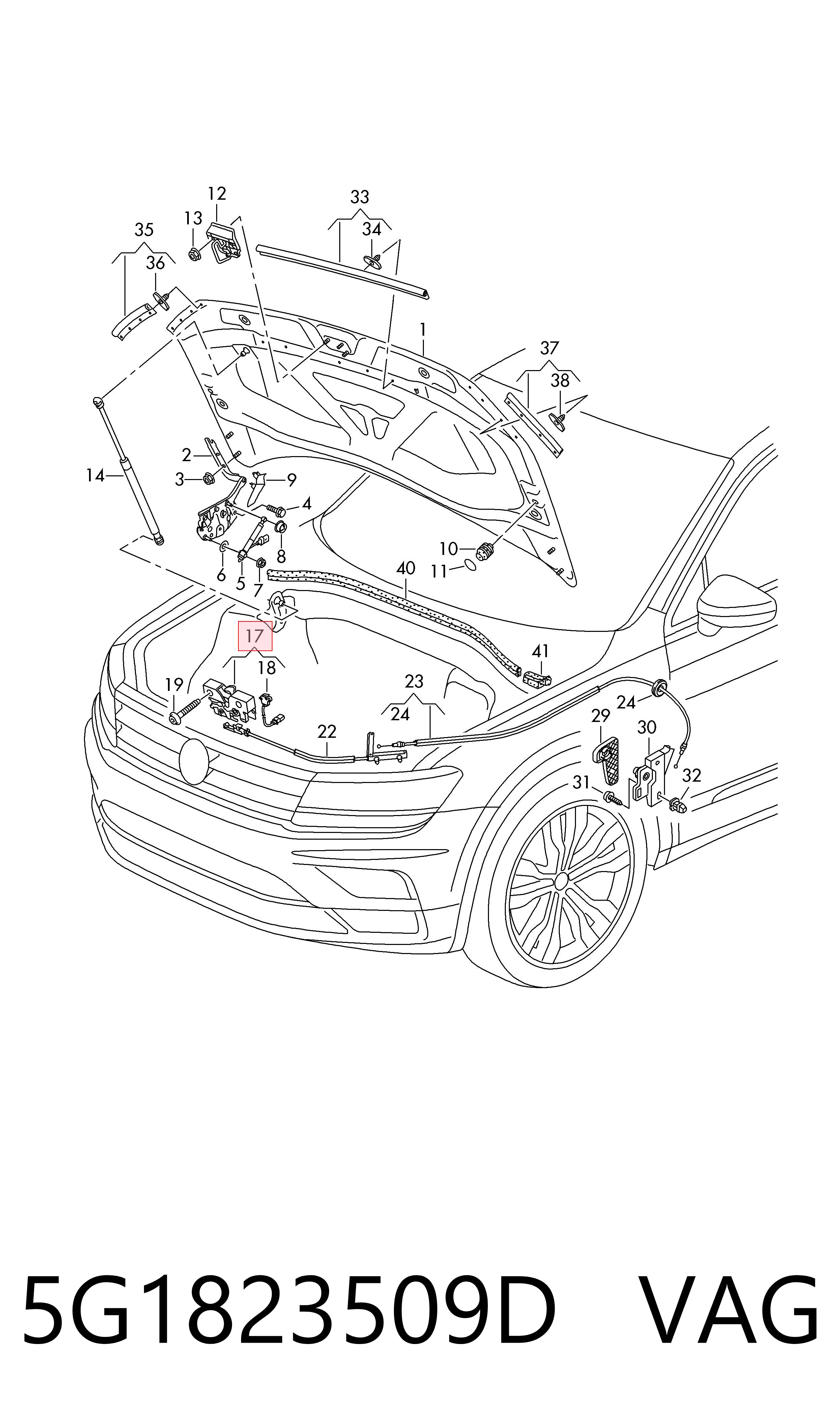  VAG 5G1823509D