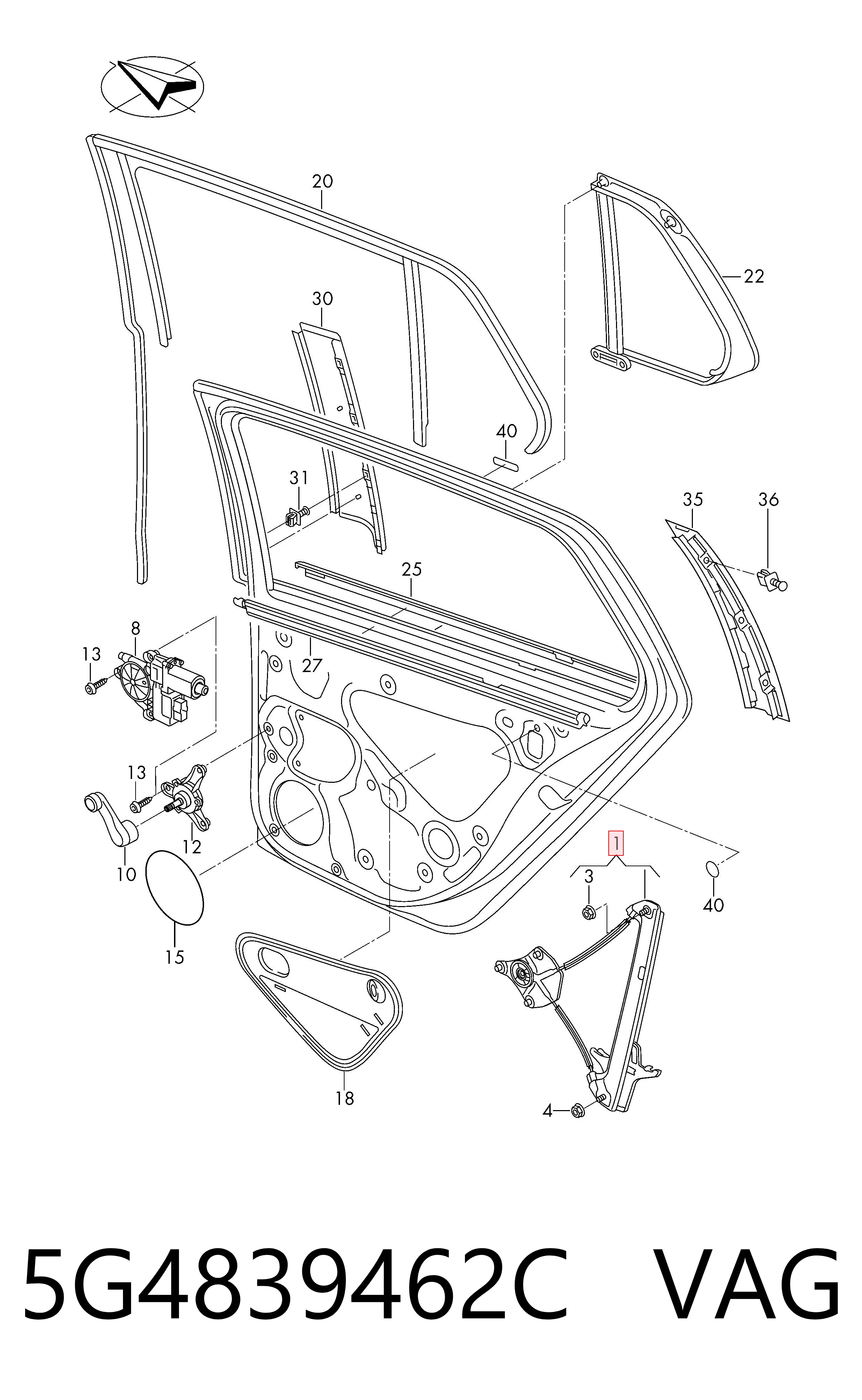 5G4839462C VAG