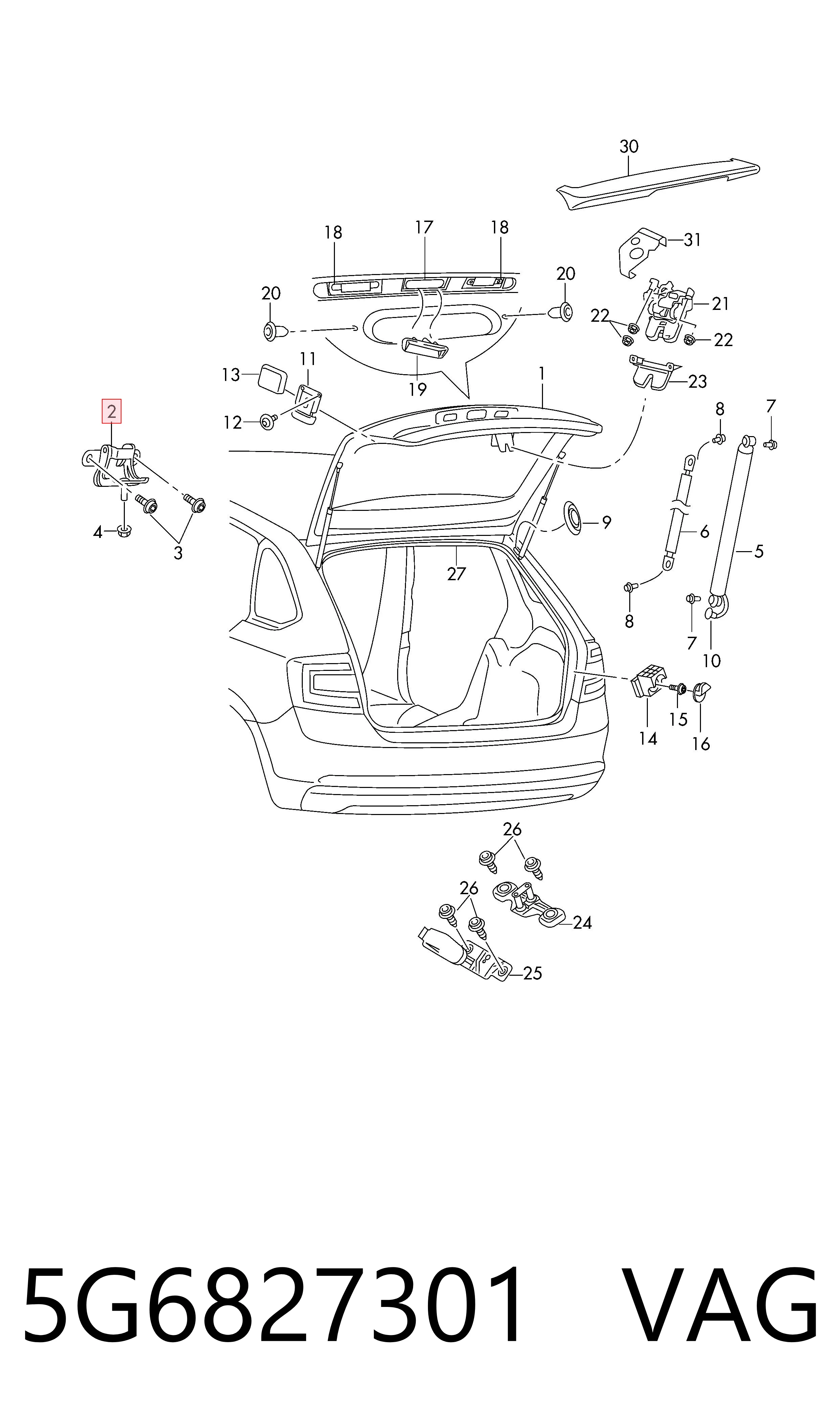 5G6827301 VAG
