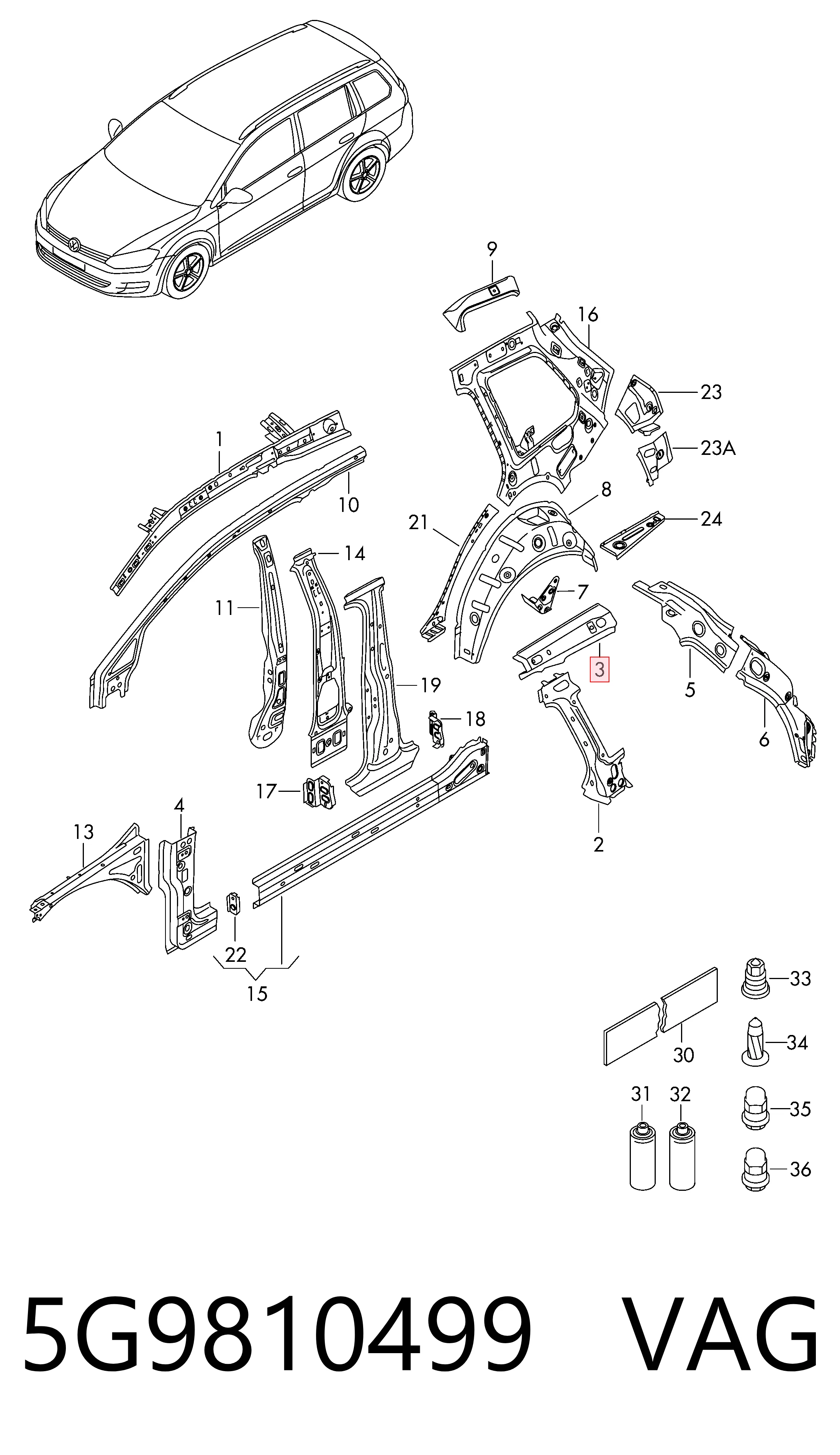 5G9810499 VAG 