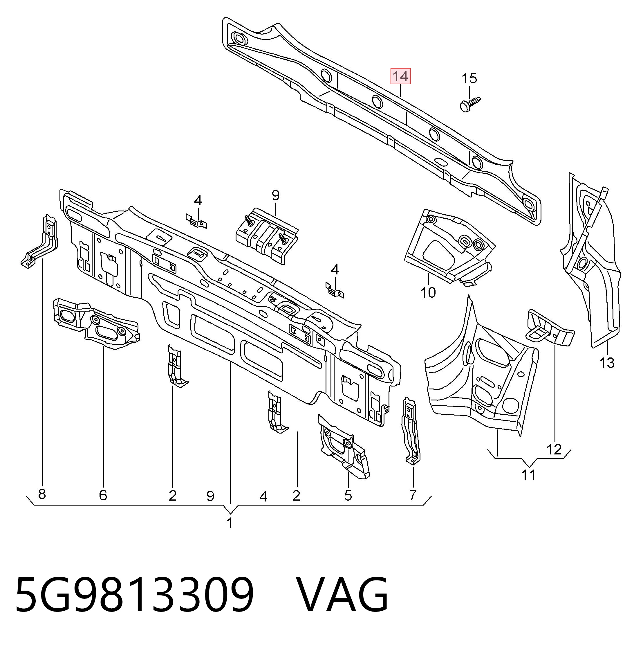 5G9813309 VAG