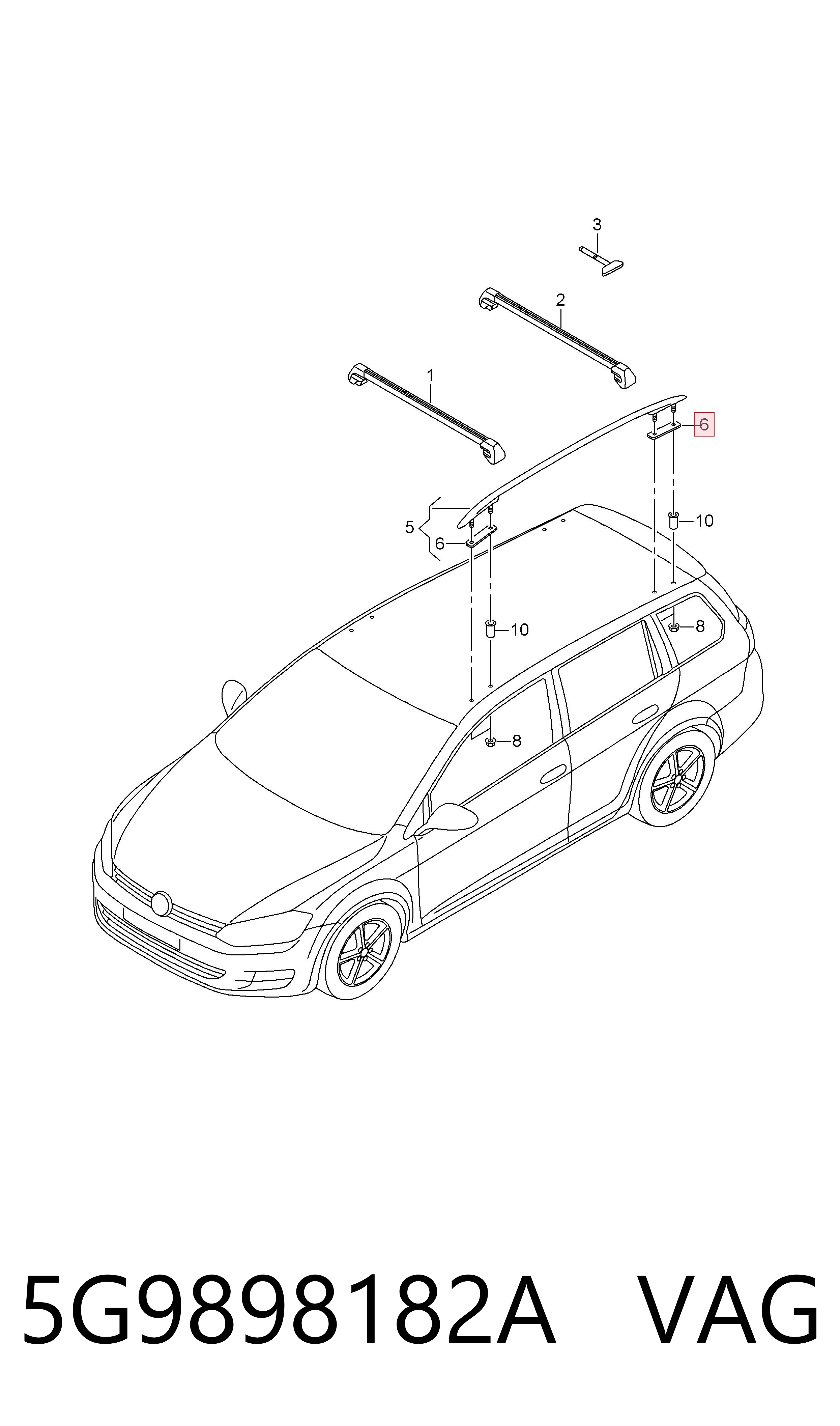  VAG 5G9898182A preço, a partir de 41,92 USD