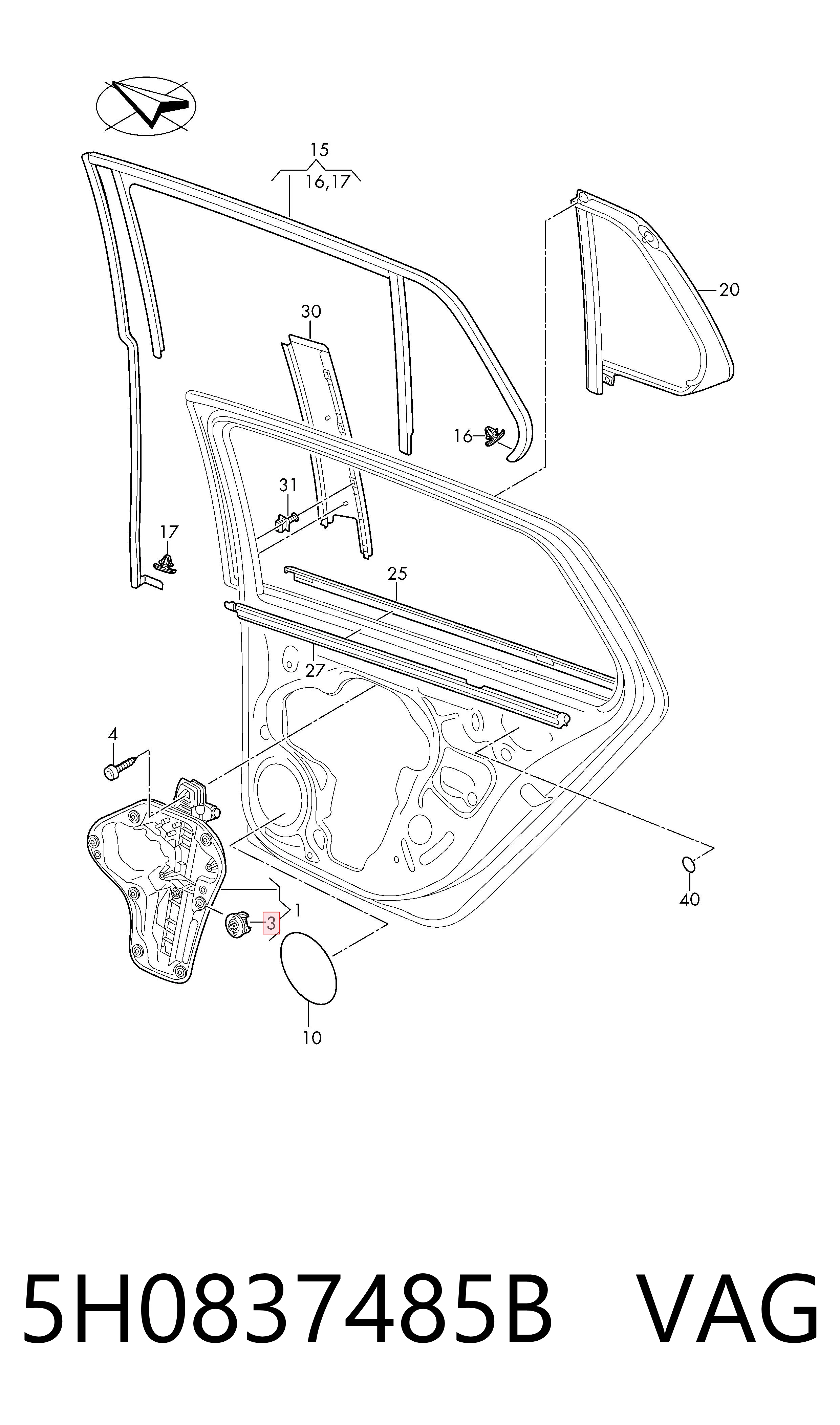 5H0837485B VAG 