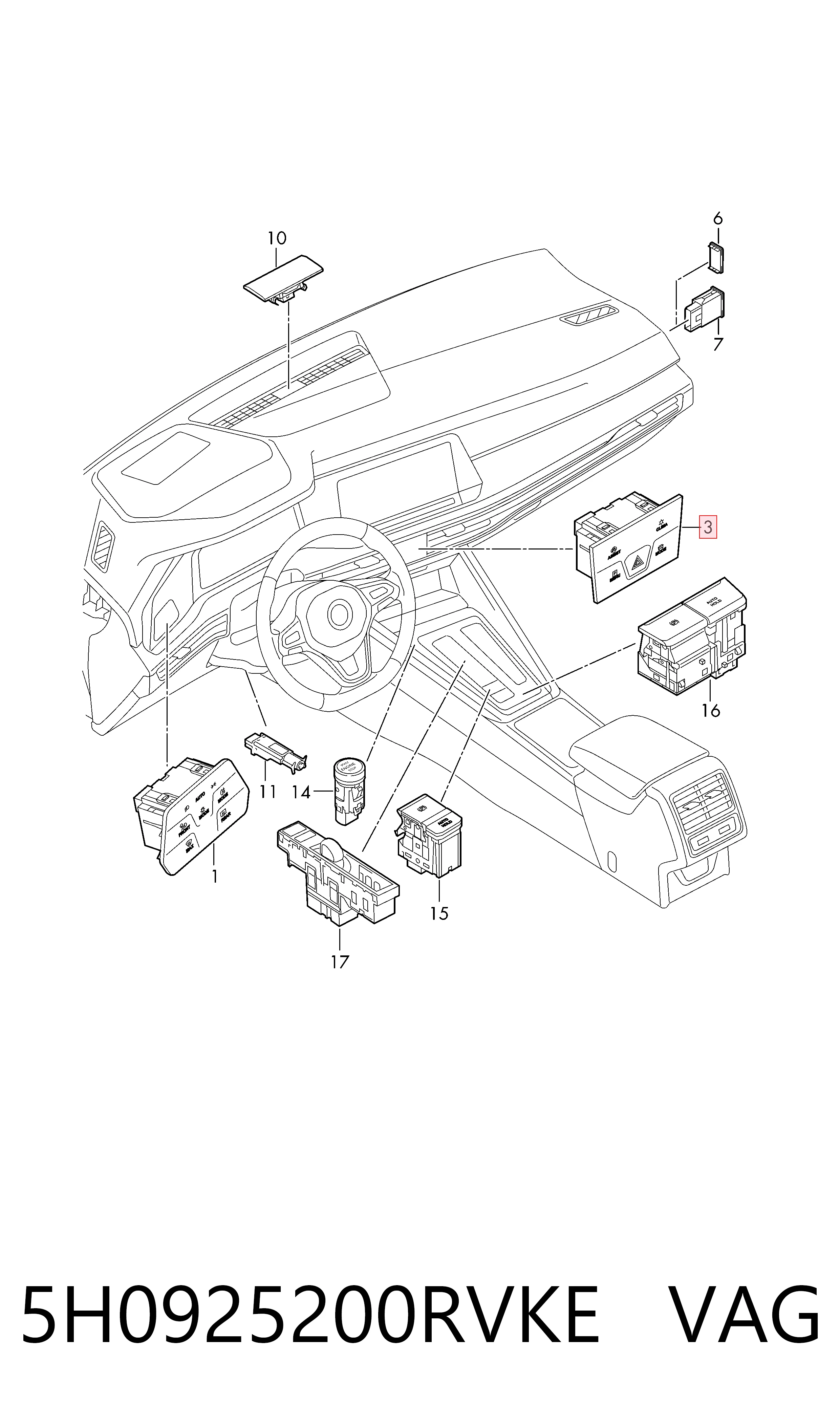5H0925200RVKE VAG
