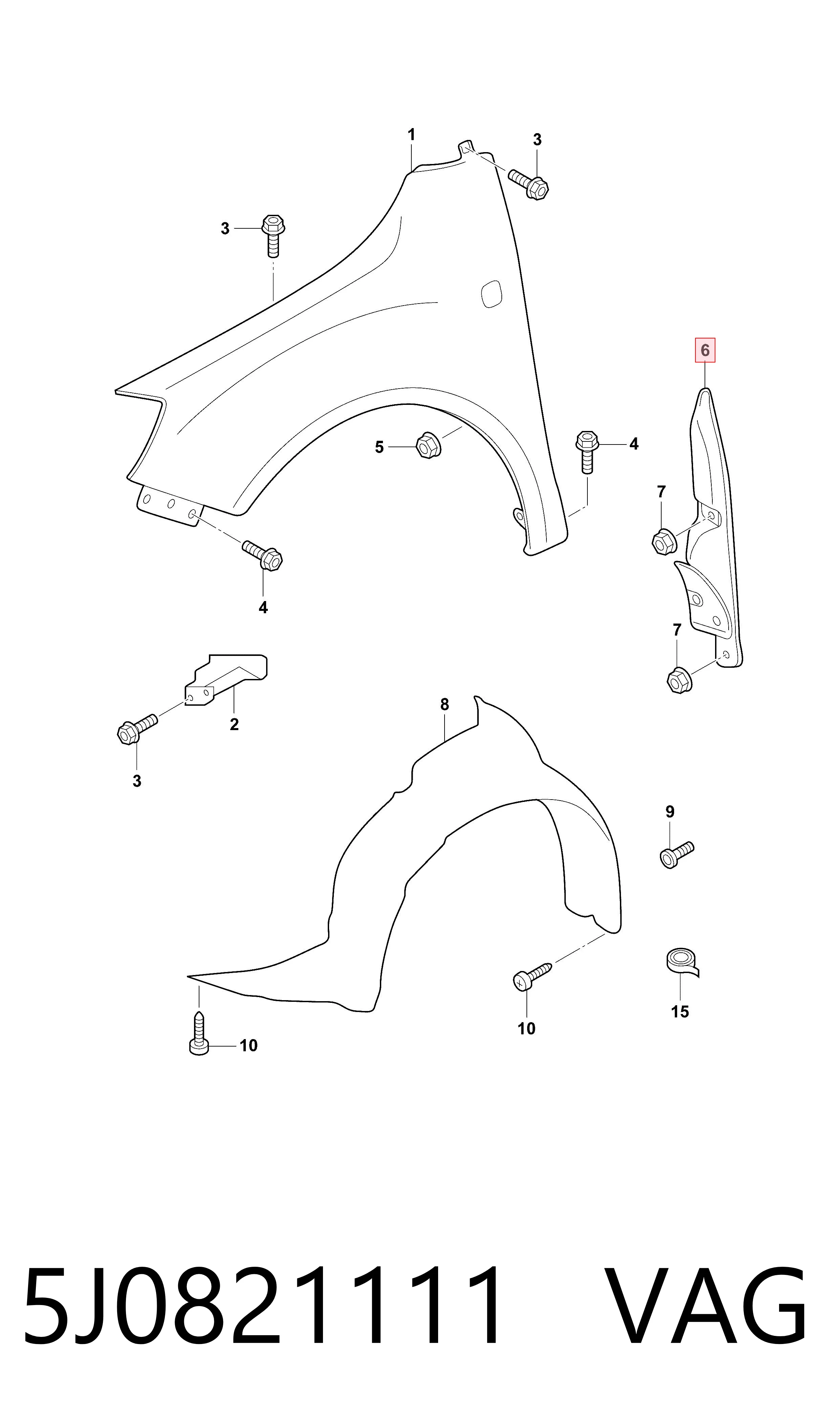 5J0821111 VAG
