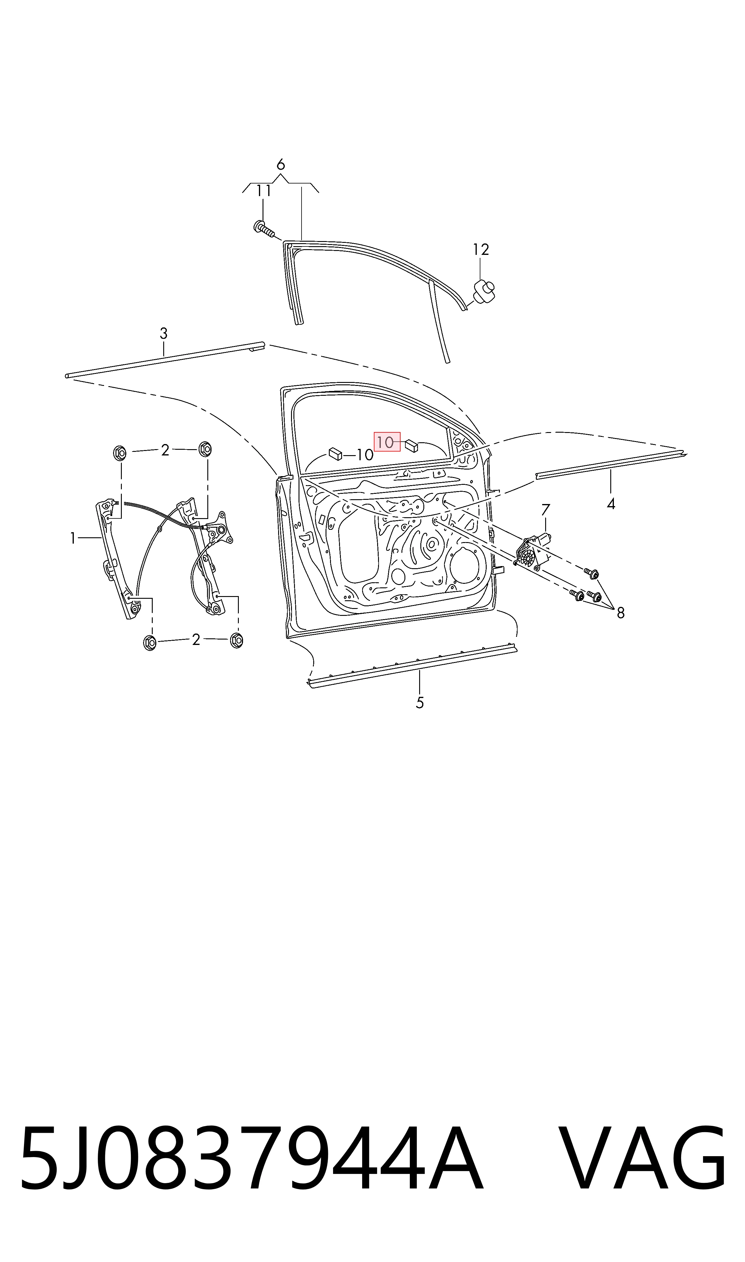 5J0837944A VAG 