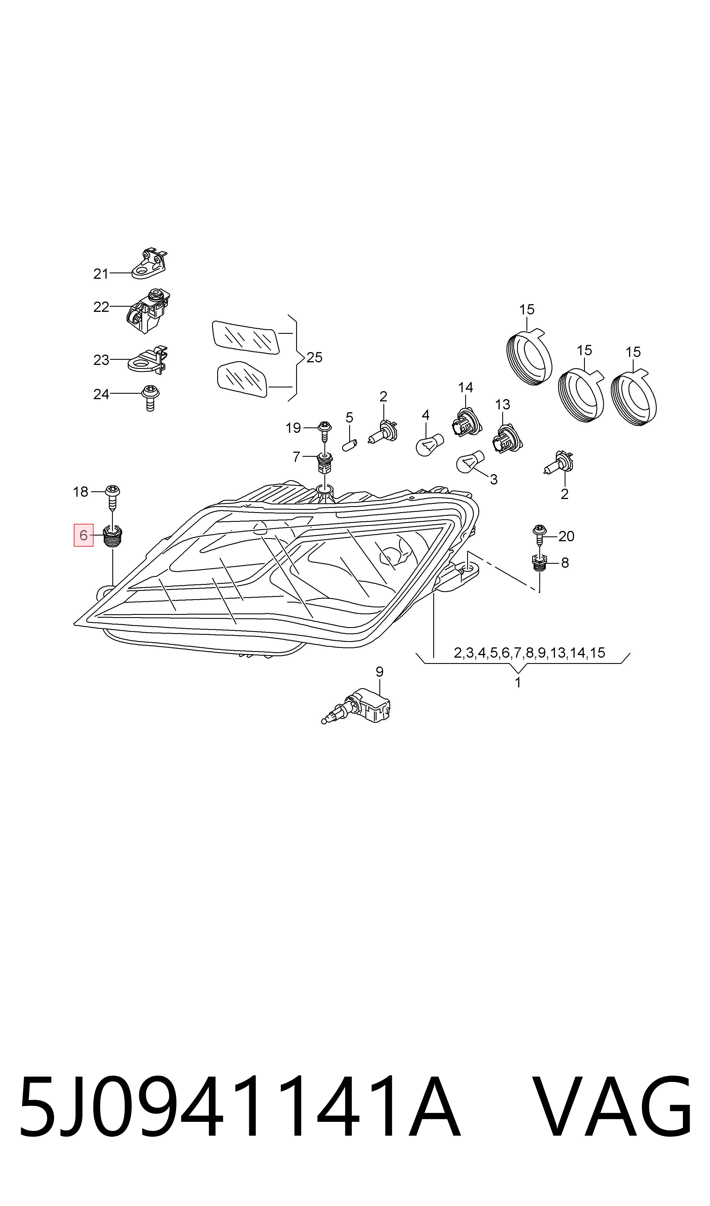 5J0941141A VAG 