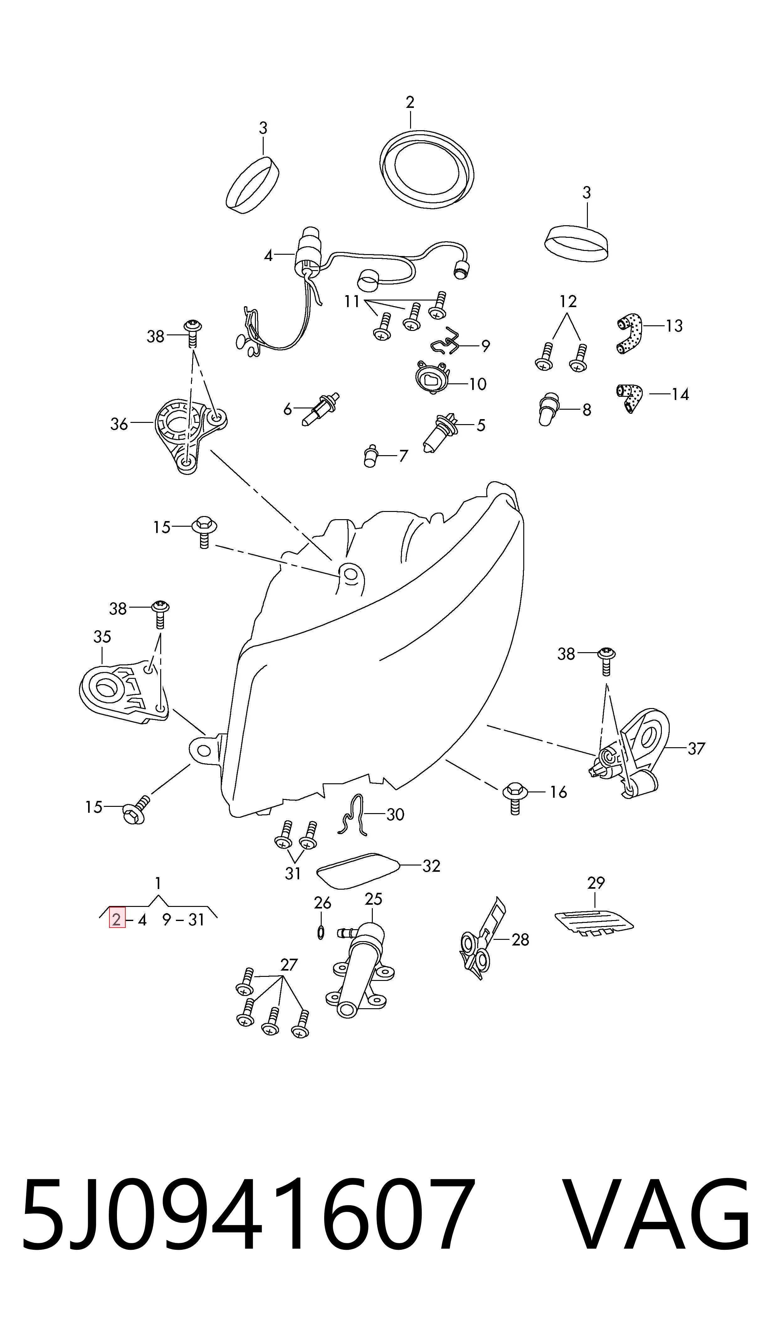 5J0941607 VAG