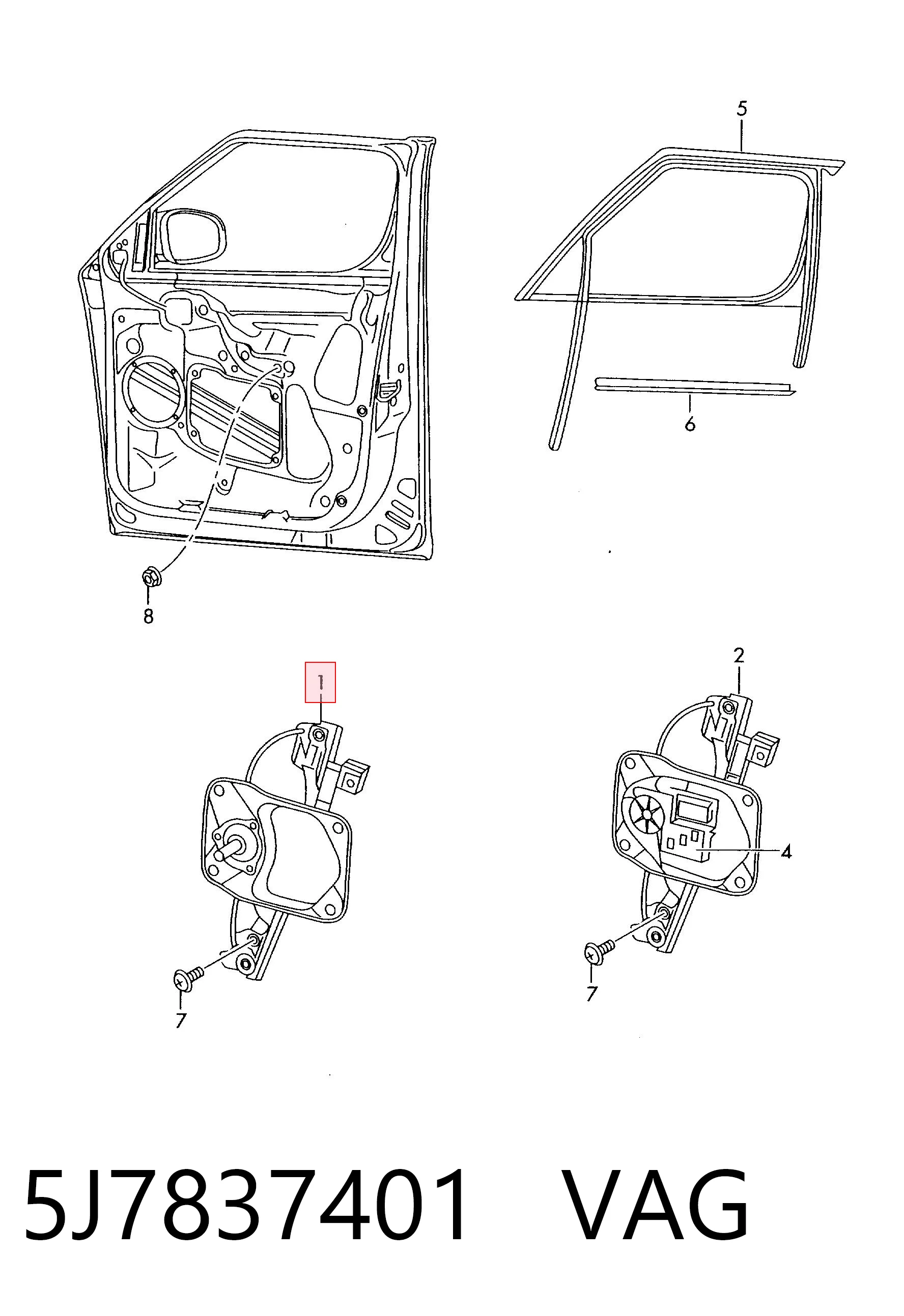 5J7837401 VAG