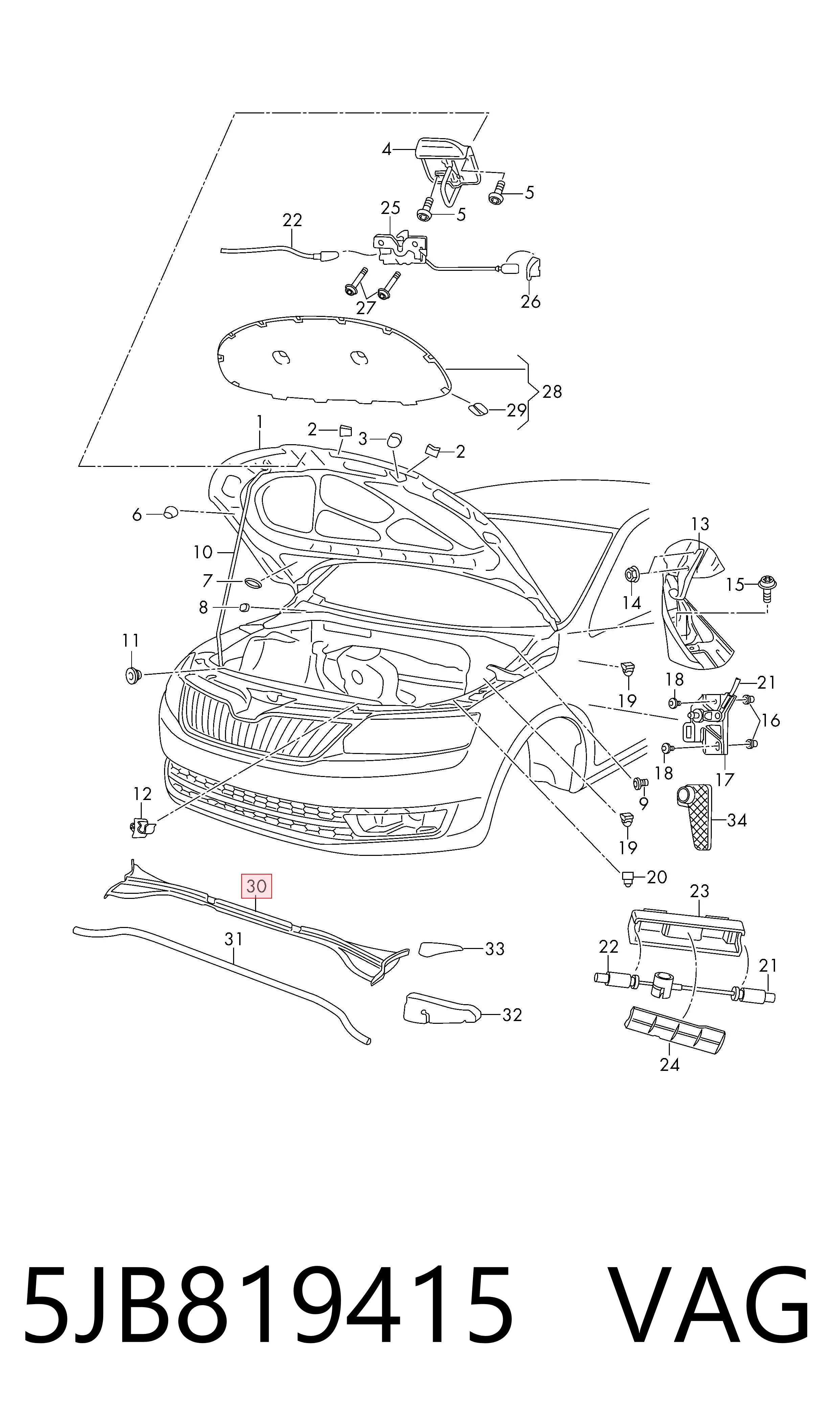 5JB819415 VAG