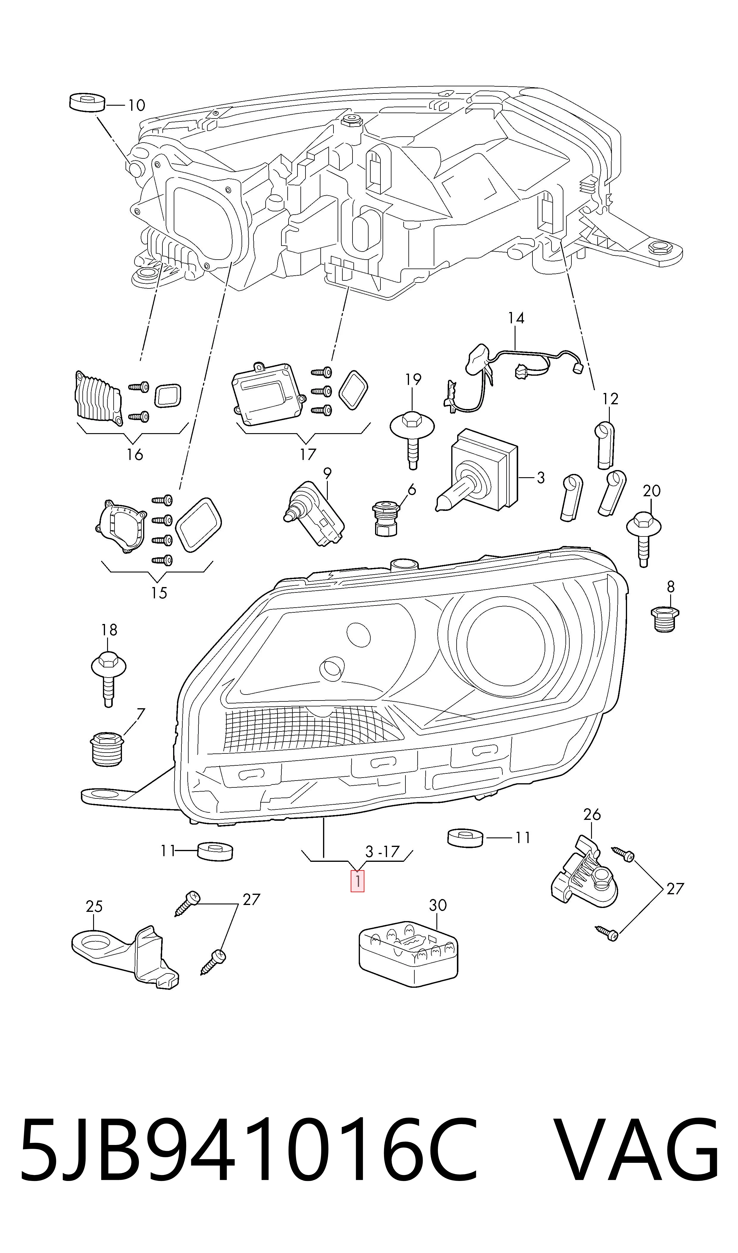 5JB941016C VAG