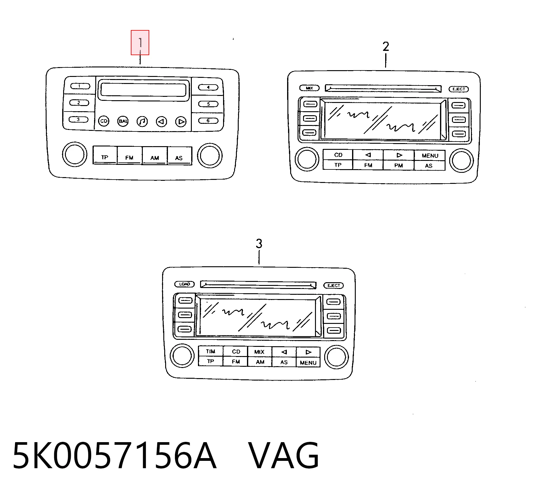5K0057156A VAG