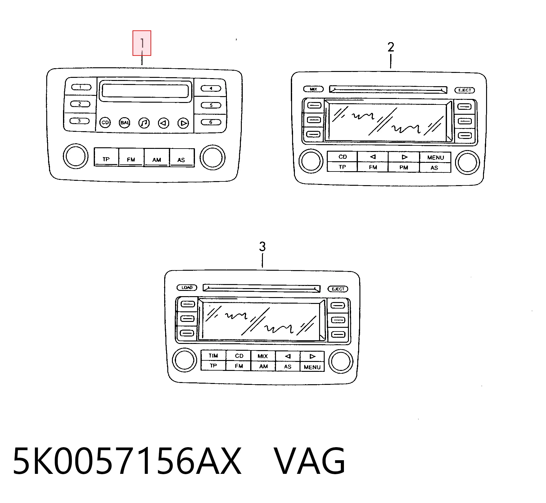 5K0057156AX VAG